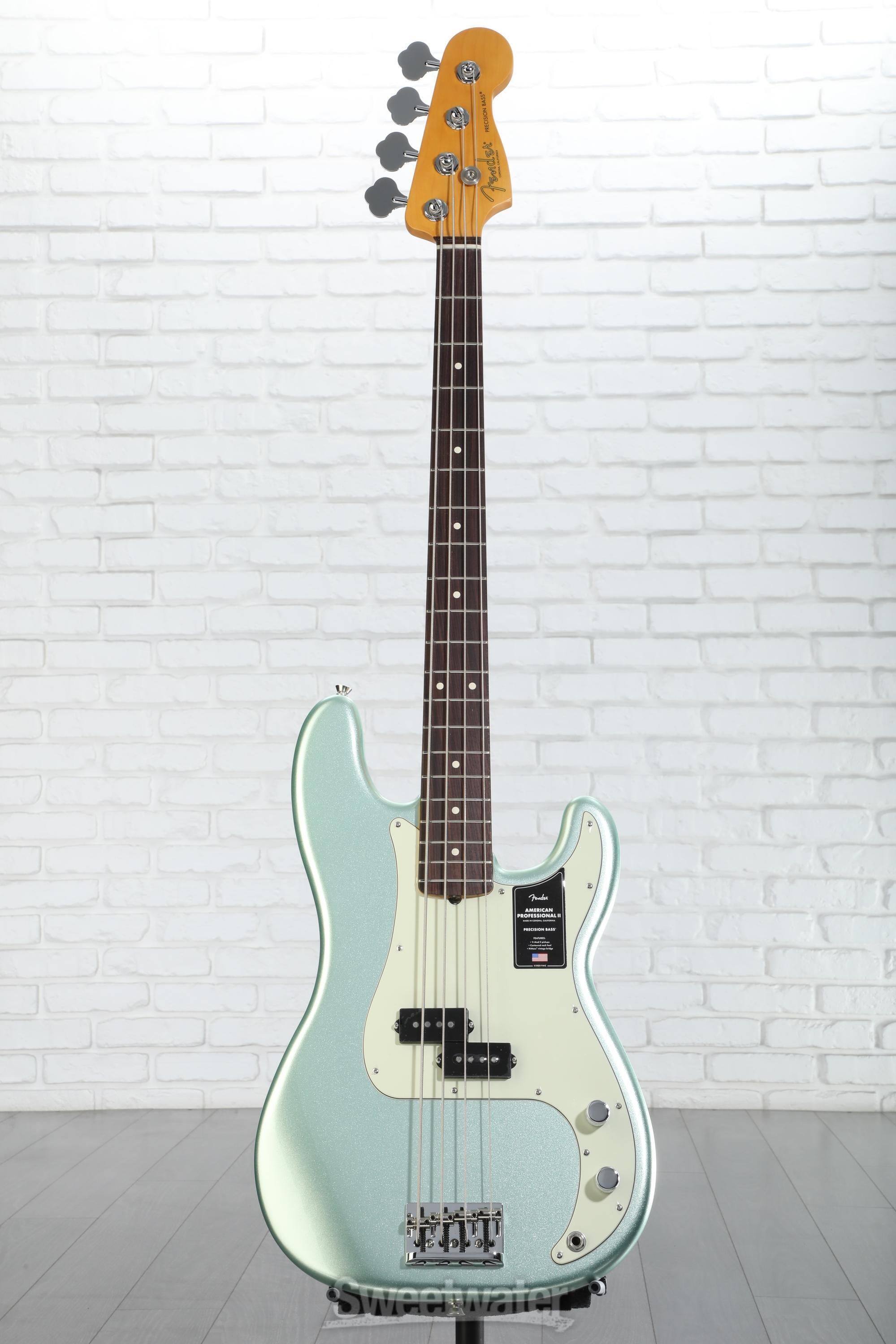 Fender American Professional II Precision Bass - Mystic Surf Green