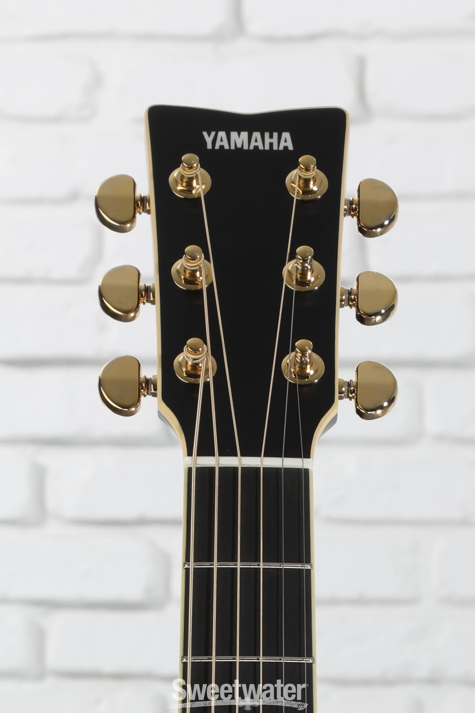 Yamaha LL16D ARE Original Jumbo Acoustic-electric Guitar - Black