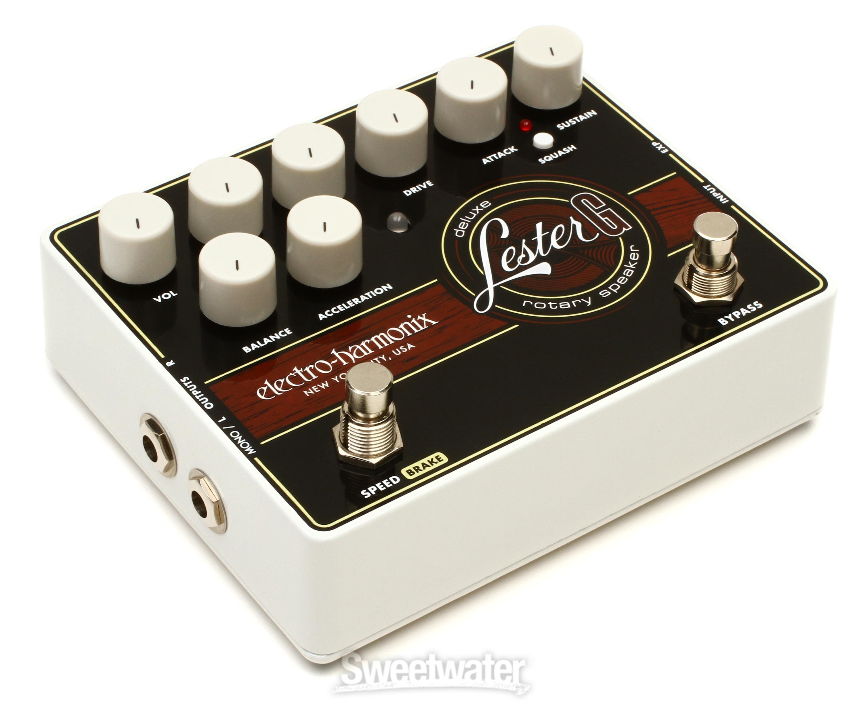 Electro-Harmonix Lester-G Deluxe Rotary Speaker Pedal | Sweetwater