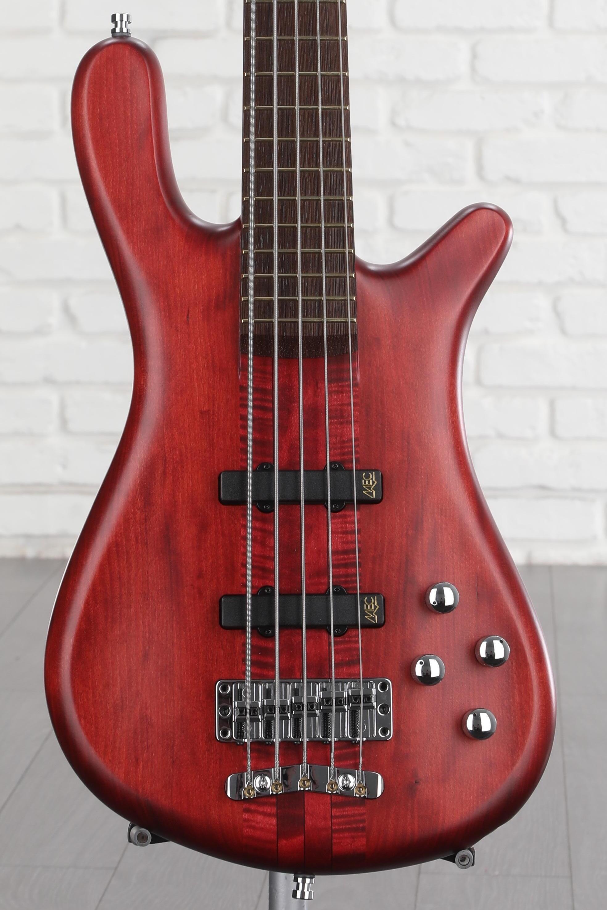 Warwick Pro Series 5 Streamer Stage I Electric Bass Guitar - Burgundy Red |  Sweetwater