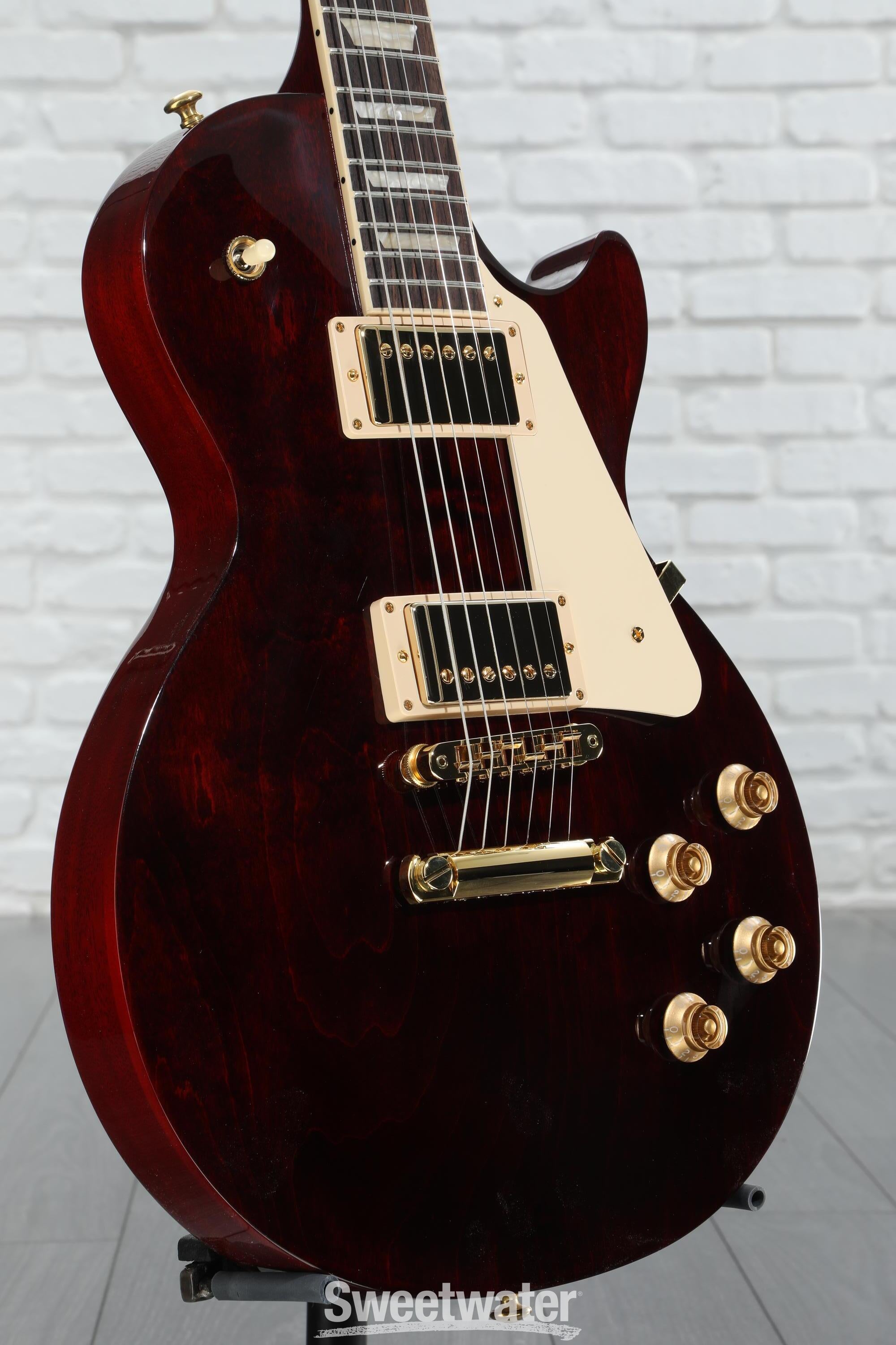 Gibson Les Paul Studio Electric Guitar - Wine Red with Gold