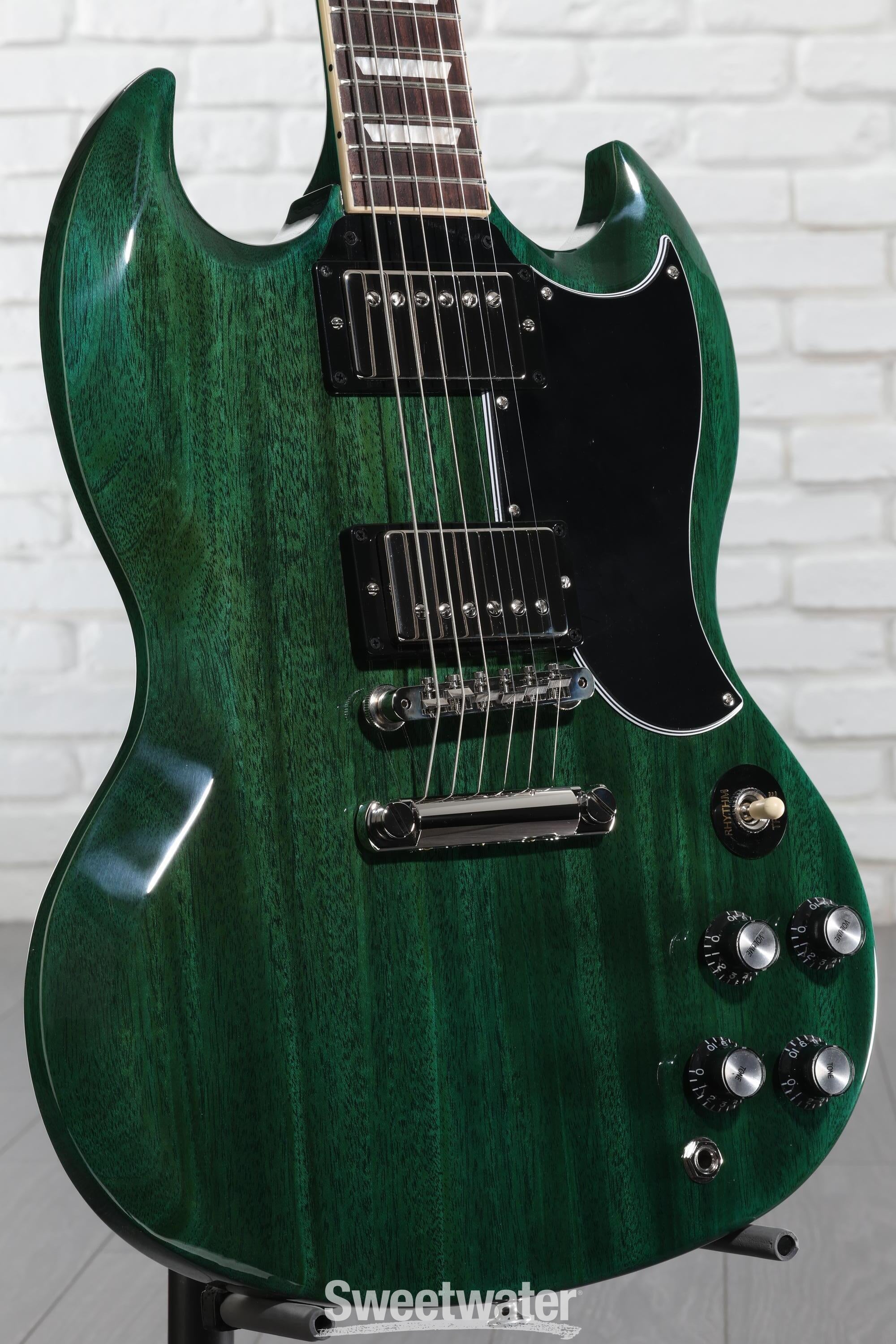 Gibson SG Standard '61 Electric Guitar - Translucent Teal | Sweetwater