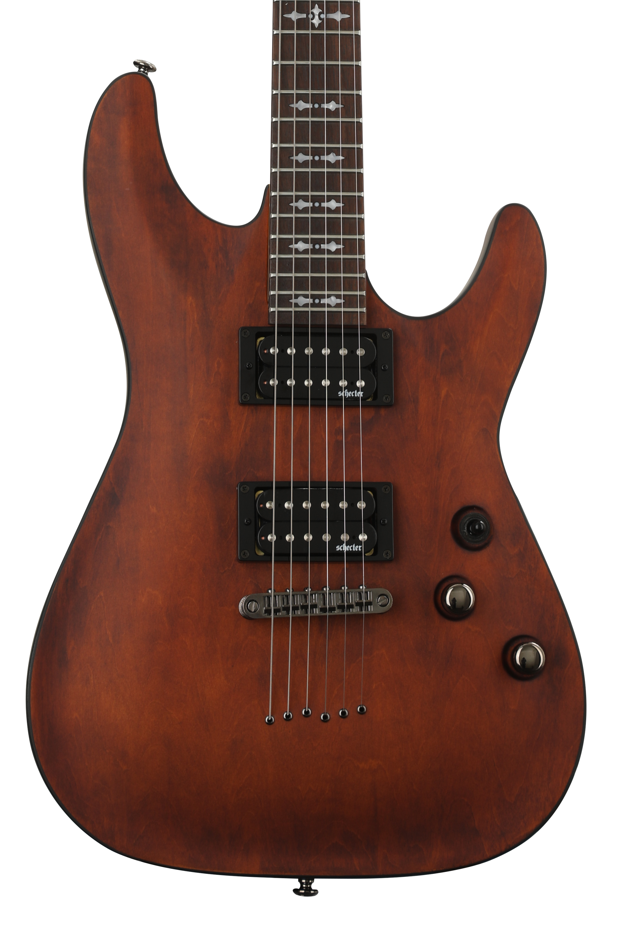 Schecter Omen-6 Electric Guitar - Walnut Satin