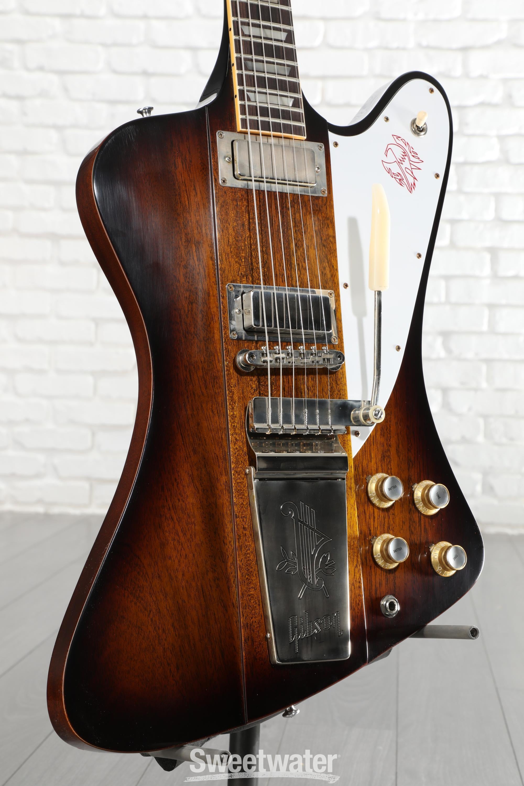 Gibson Custom 1963 Firebird V Electric Guitar - Vintage Sunburst