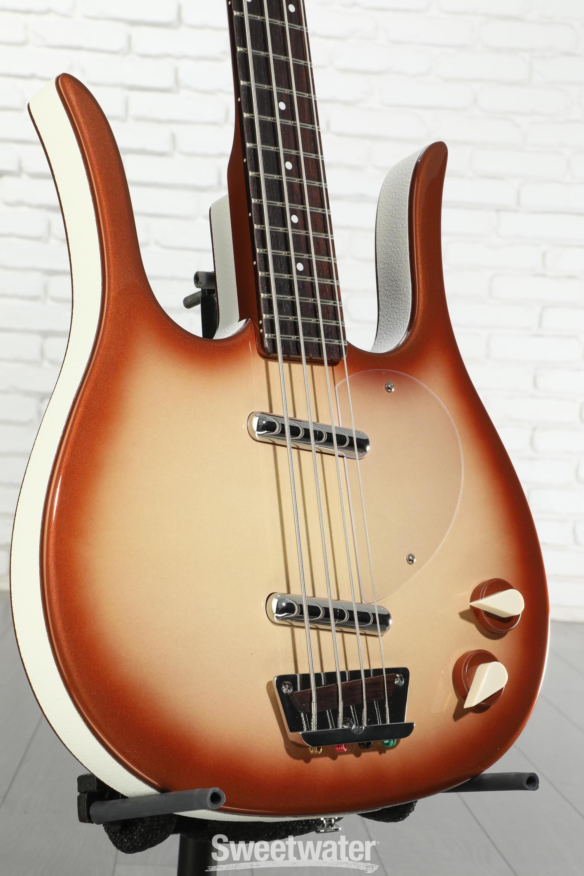 Danelectro Longhorn Bass Guitar - Copper Burst | Sweetwater