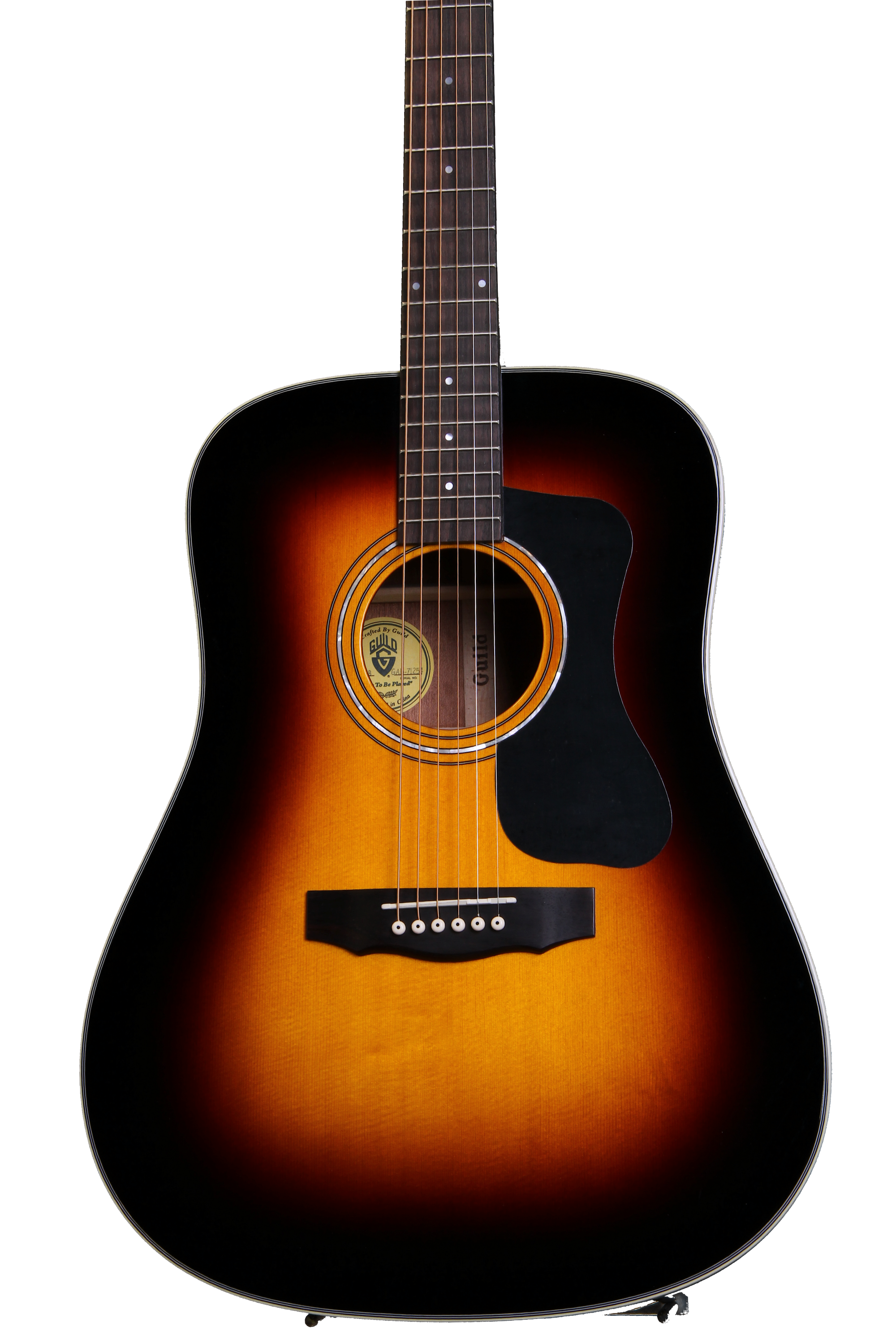 Guild D-140 Sunburst ギルド Guild D-140 Dreadnought Acoustic Guitar - Antique Burst | Sweetwater
