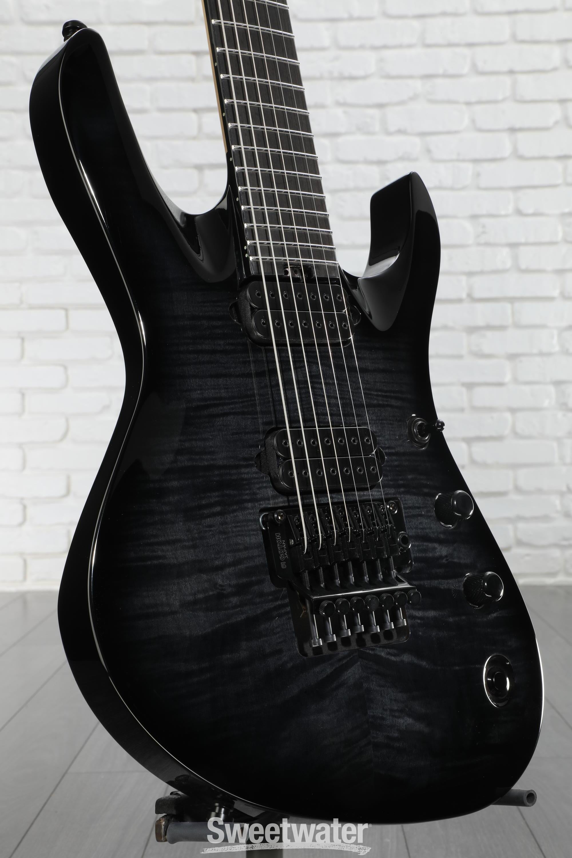 Jackson Pro Plus Chris Broderick Soloist 7 Electric Guitar - Transparent Black