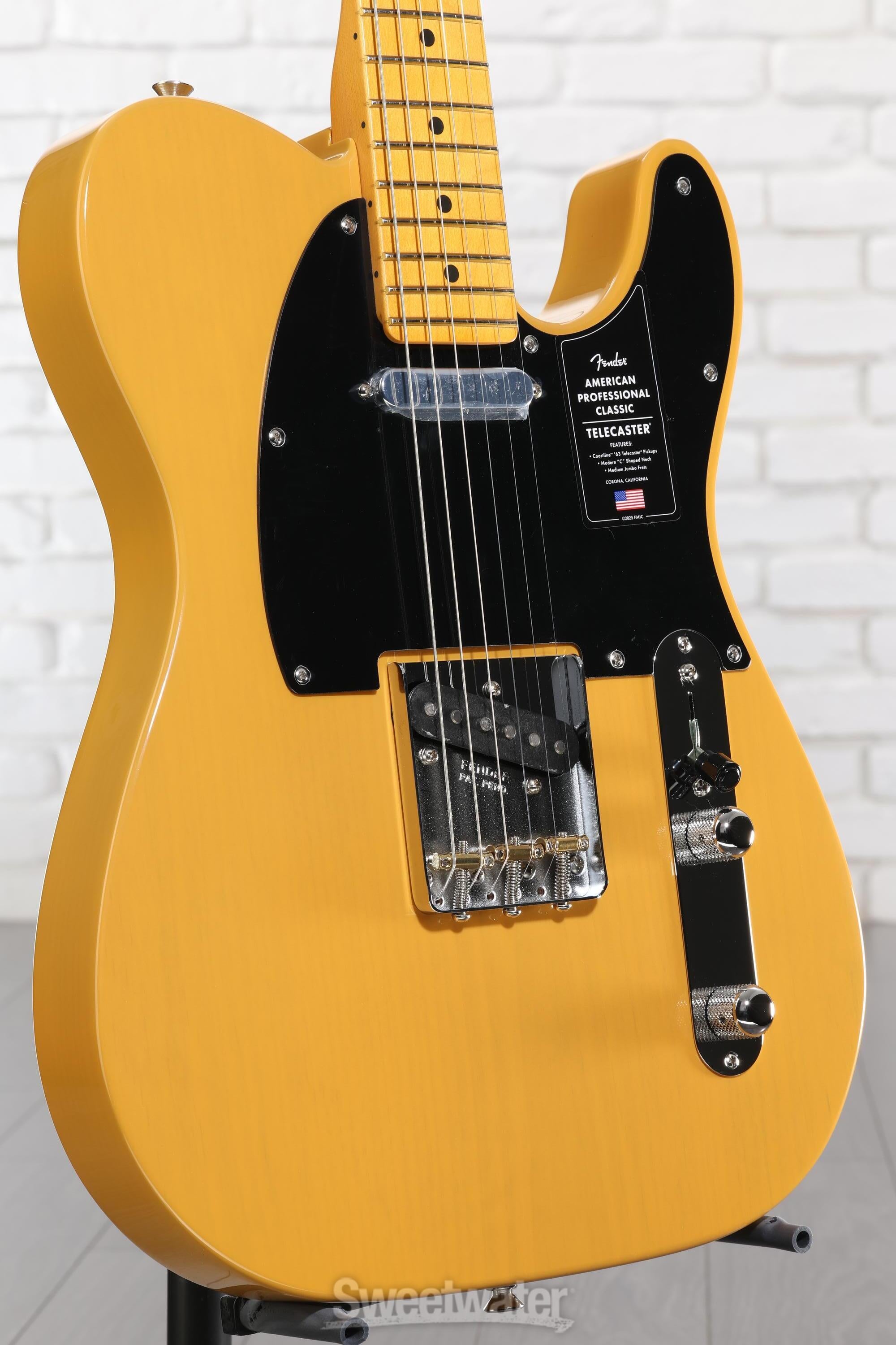 Photo of Fender American Professional Classic Telecaster Electric Guitar - Butterscotch Blonde
