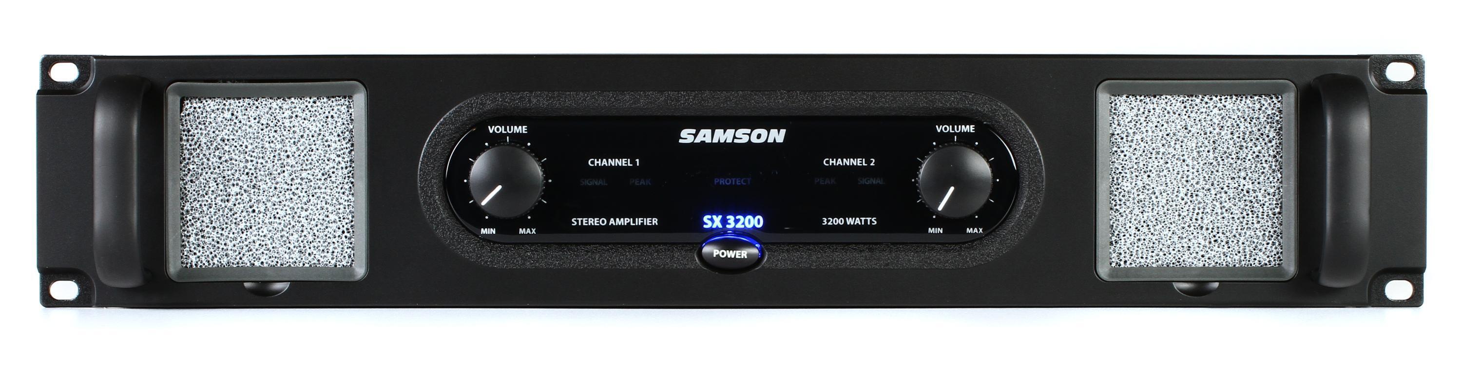 【送料無料】SAMSON パワーアンプ　SX1200 SAMSON/パワ−アンプ/SX 1200 -DJ機材アナログレコード専門店