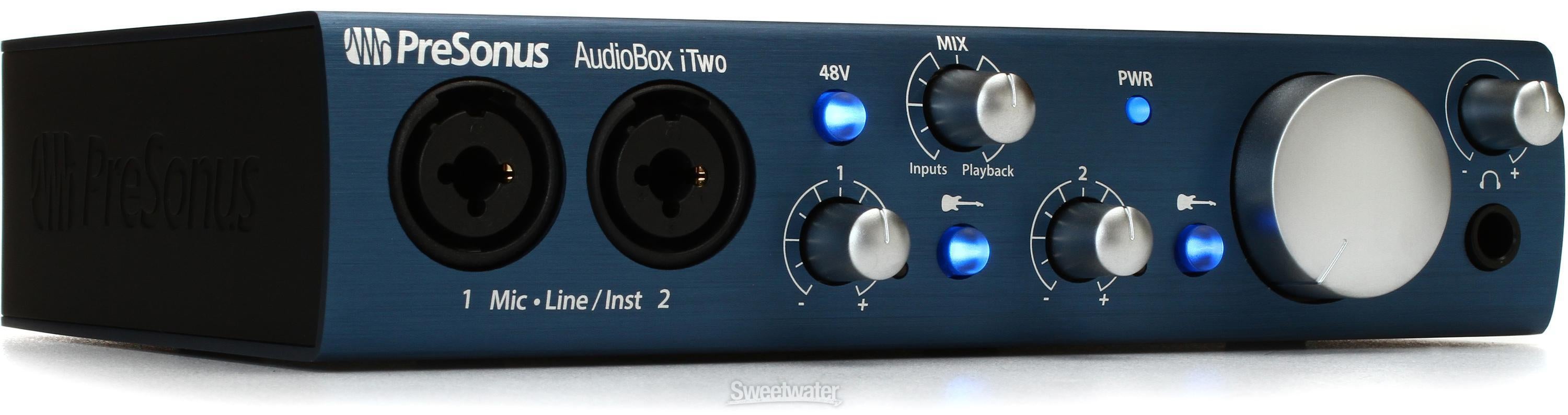 PreSonus AudioBox iTwo Studio - 2x2 USB/iPad Recording System