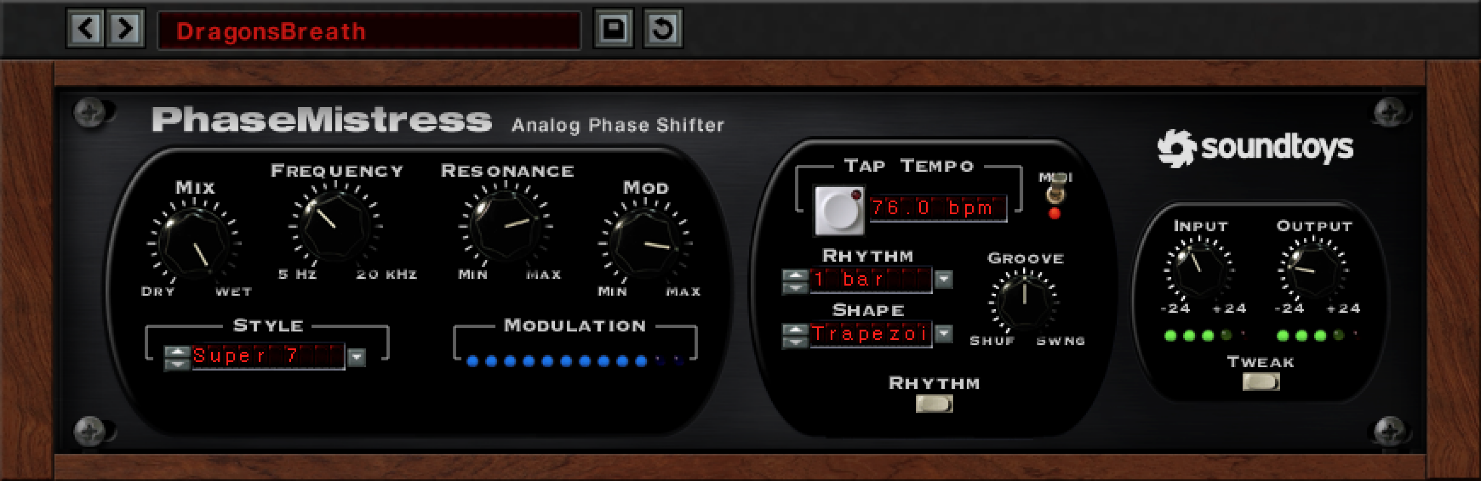 Soundtoys PhaseMistress Analog Phase Shifter Plug-in