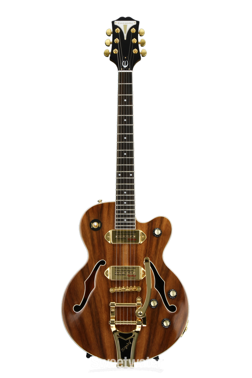 Epiphone Wildkat Koa with Bigsby - Natural | Sweetwater Epiphone Wildkat Koa with Bigsby - Natural | Sweetwater