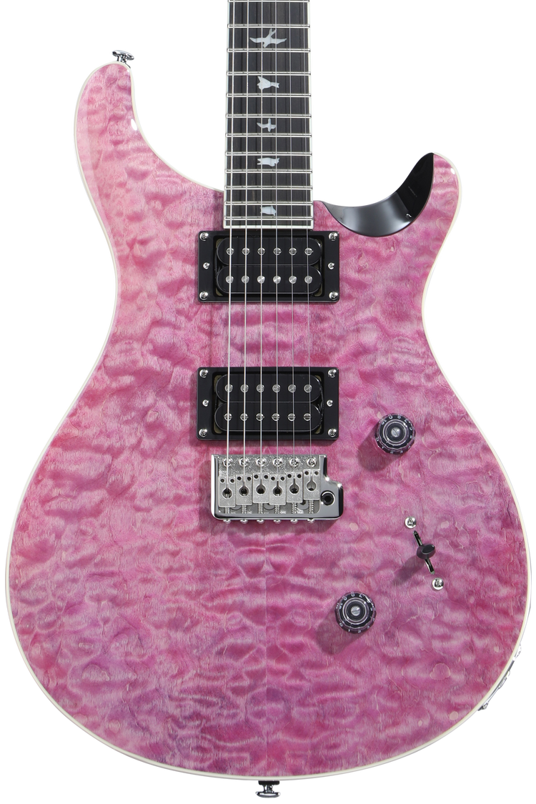 PRS SE Custom 24 Quilt Electric Guitar - Violet | Sweetwater