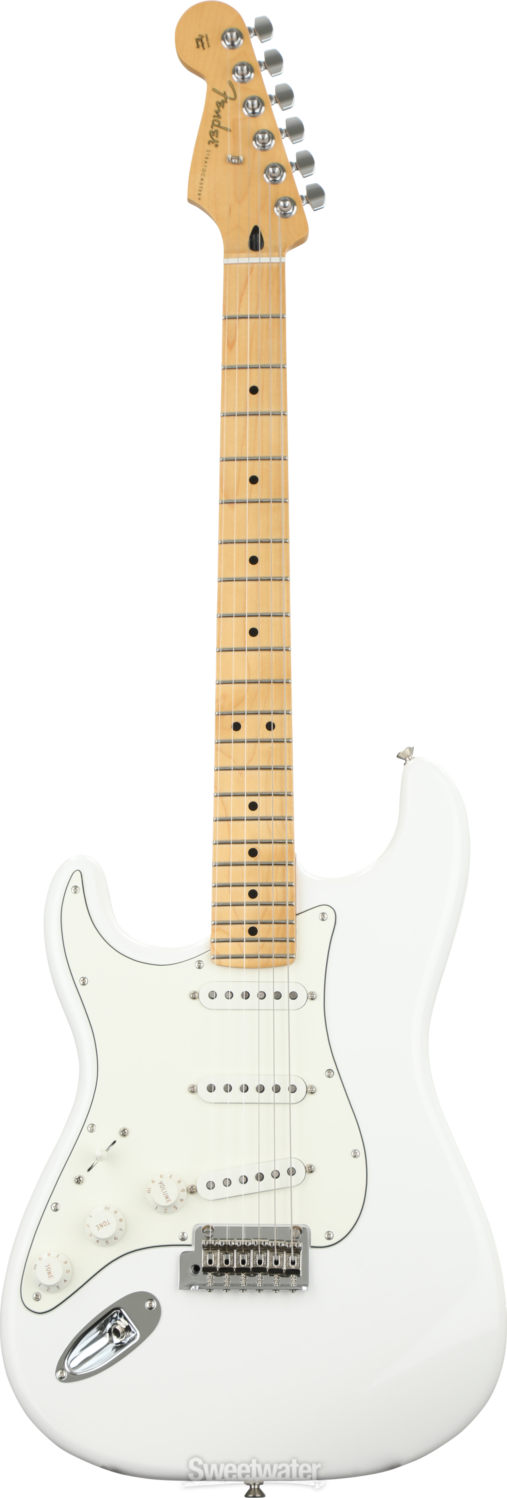 Fender Player Stratocaster Left-handed - Polar White with Maple Fingerboard