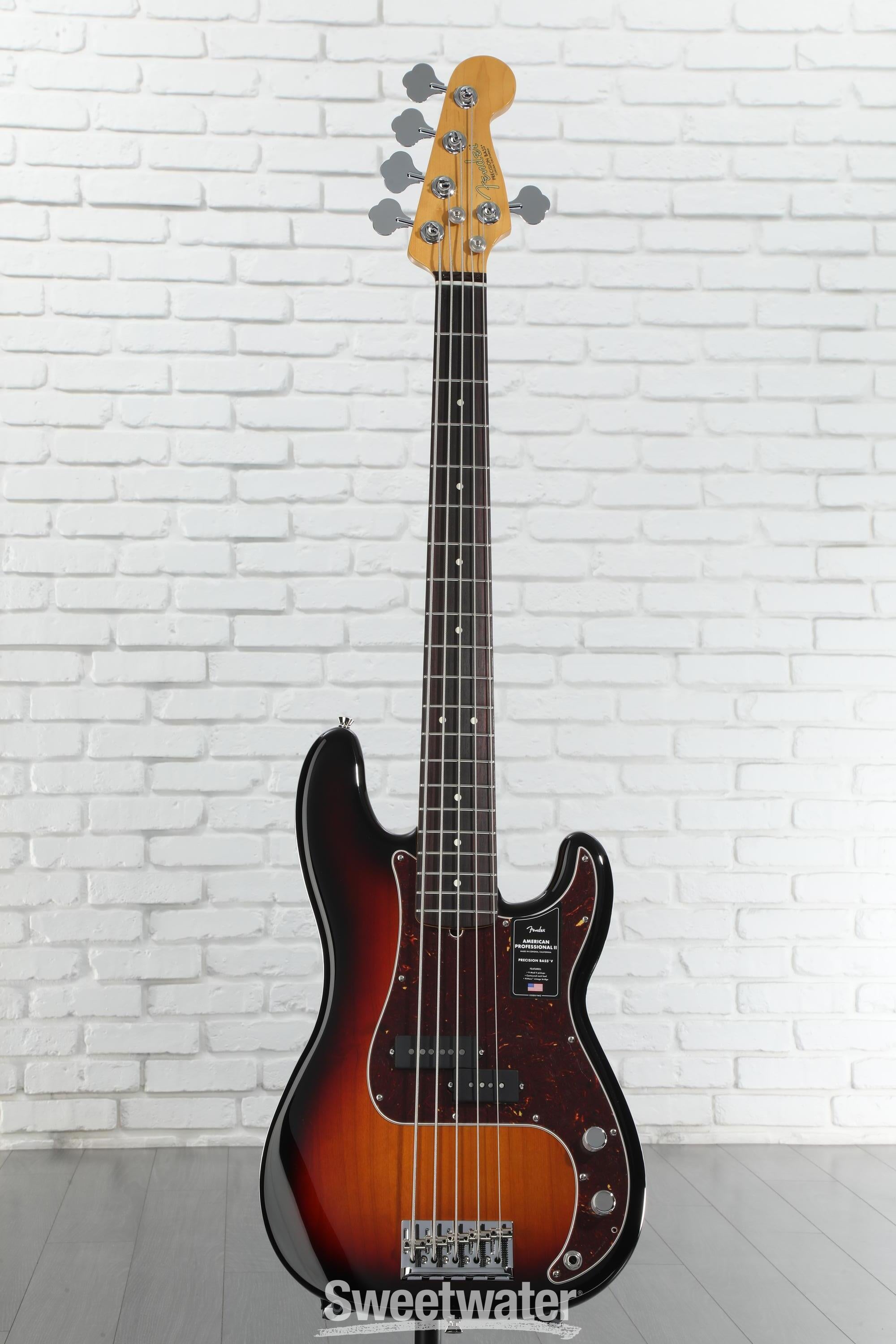 ベース Fender USA ProfessionalII PrecisionBassV Fender American Professional II Precision Bass V, Maple