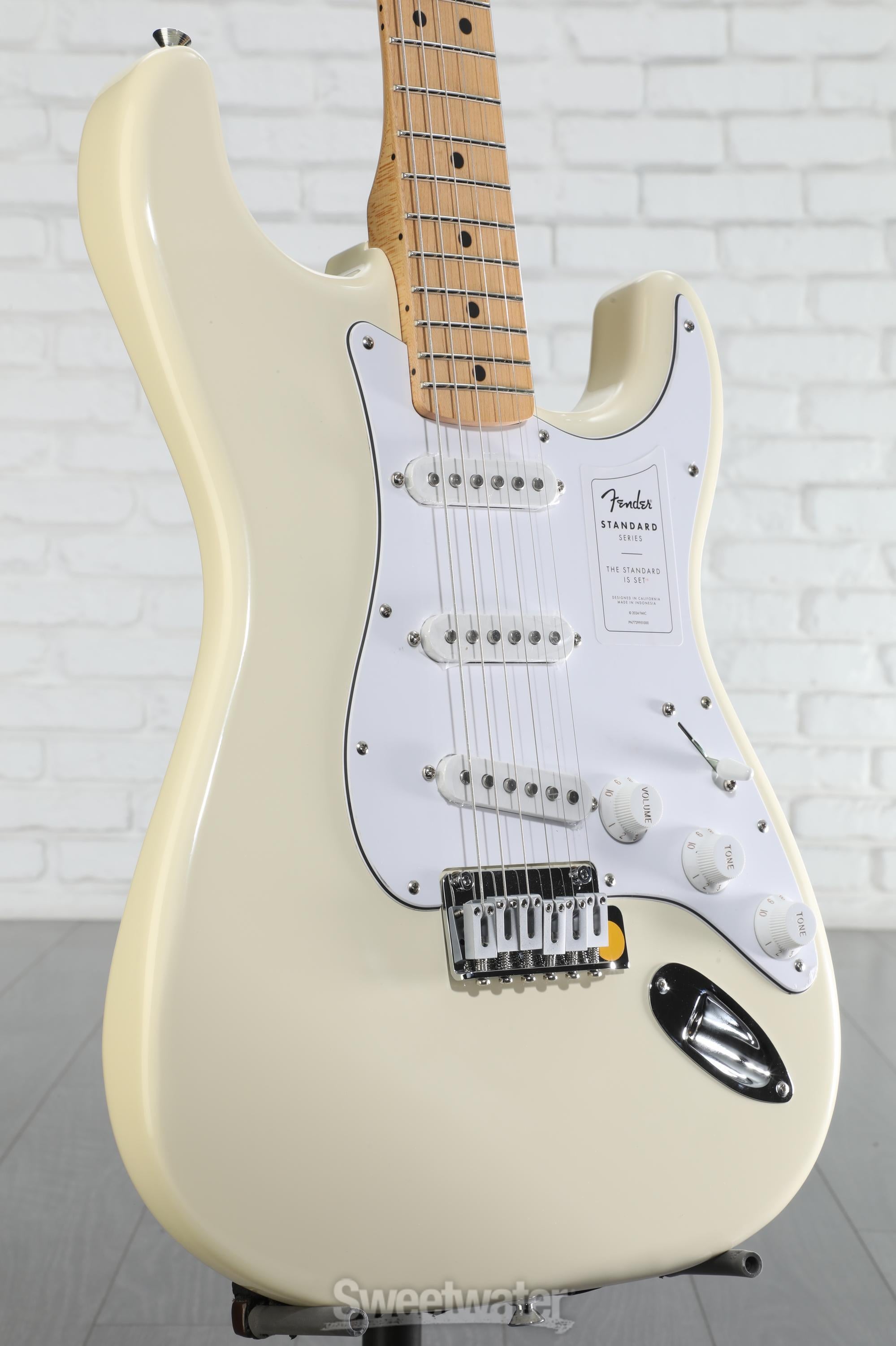 Fender Standard Stratocaster Electric Guitar - Olympic White