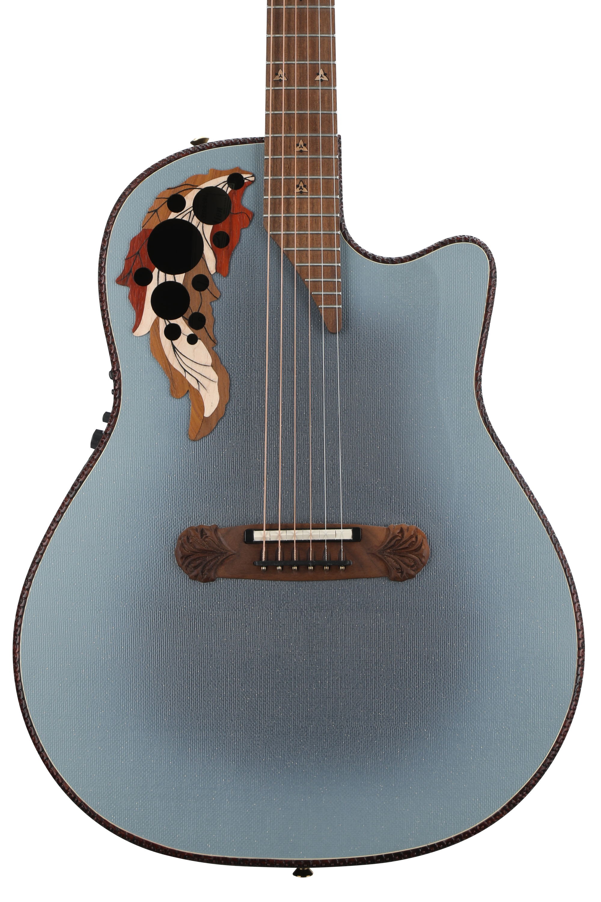 Ovation Adamas I GT Cutaway Deep Contour Acoustic-Electric - Reverse Blue  Burst