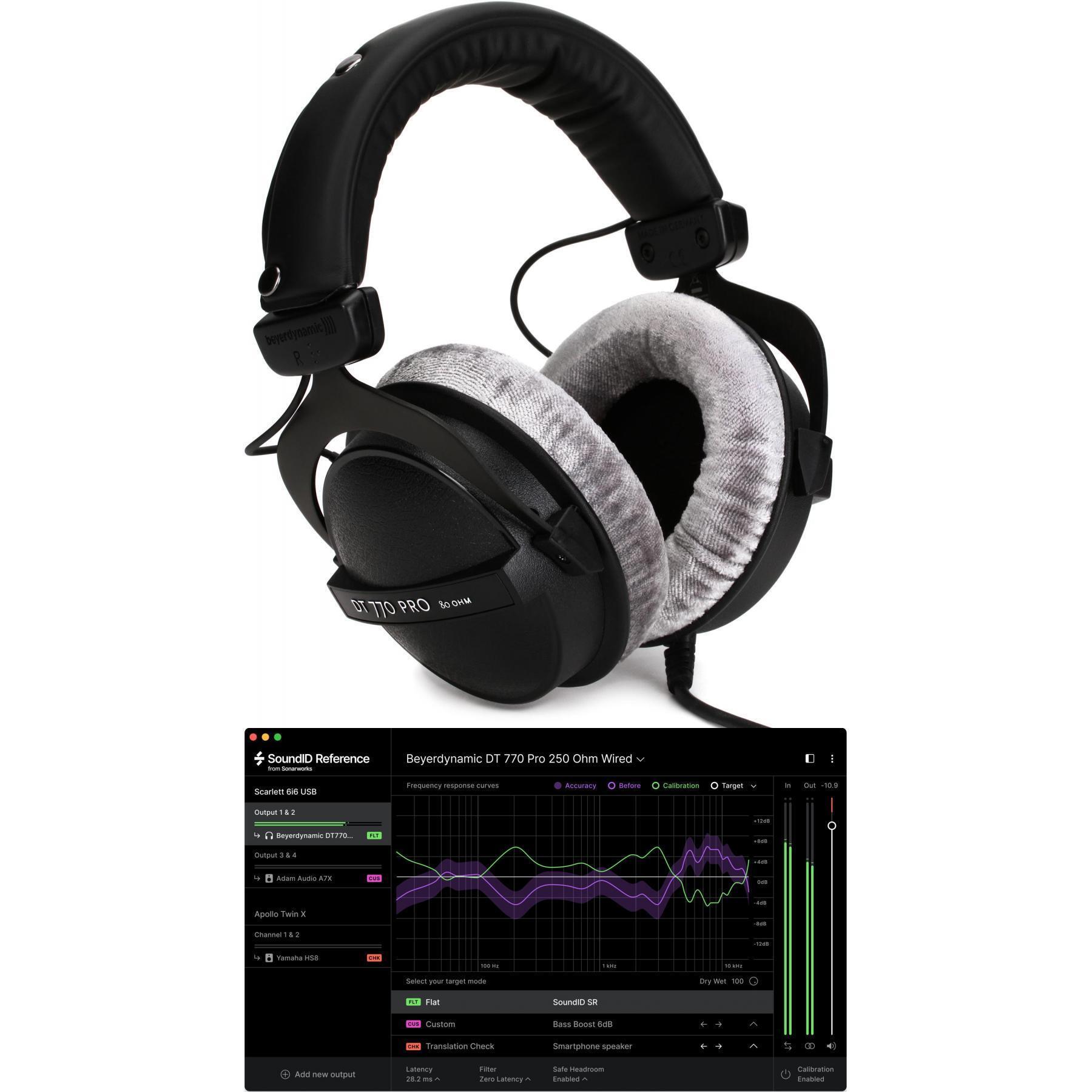 Beyerdynamic DT 770 Pro 80 ohm Closed-back Headphones with