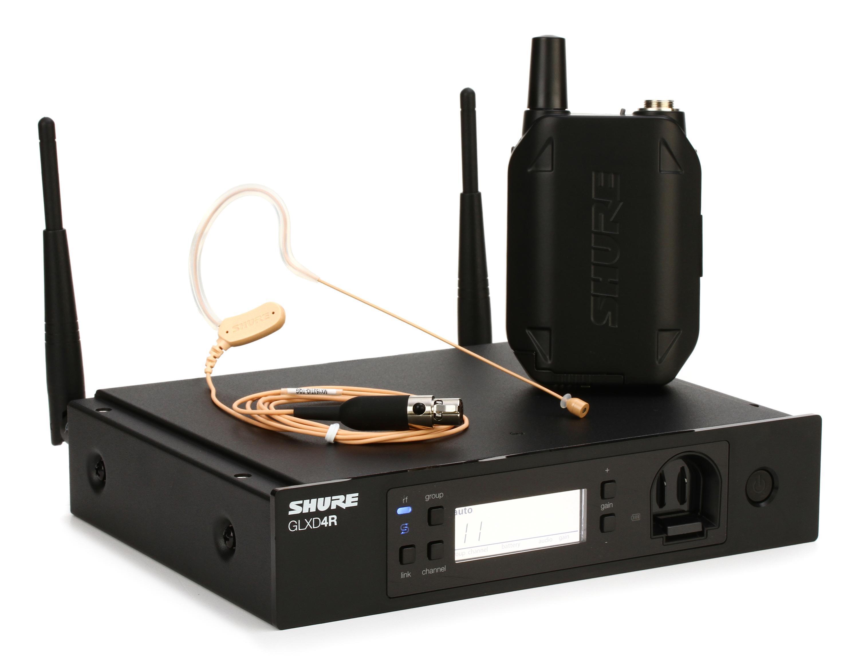 Shure GLXD14R/MX53 Wireless Headworn Microphone System