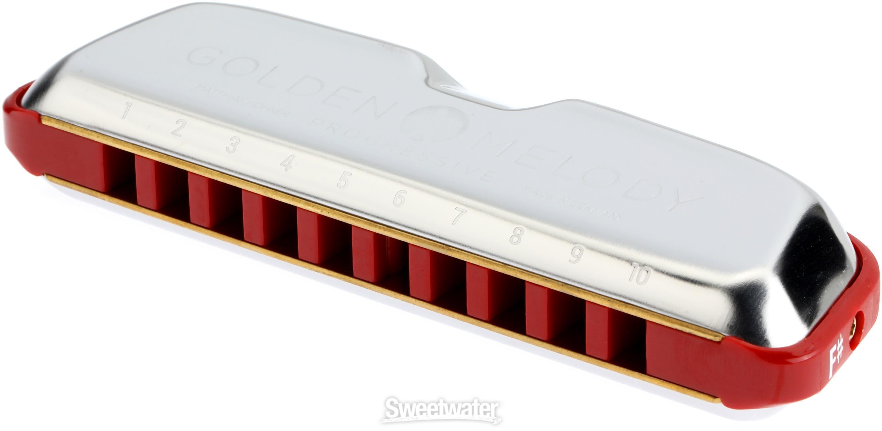 Hohner Golden Melody Harmonica - Key of F Sharp Version 2