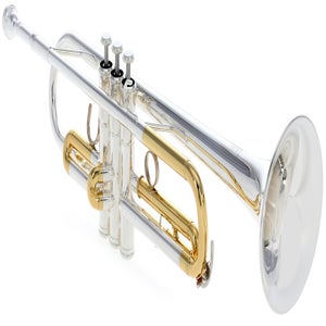 Yamaha Ytr6345-g Trumpet, Gold Brass Bell, Gold Lacquer, Pro Model