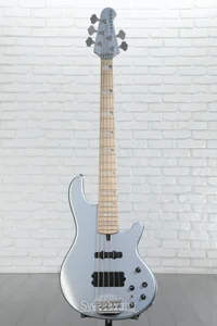 Lakland Skyline 55-02 Custom Bass Guitar - Ice Blue Metallic with Maple Fingerboard