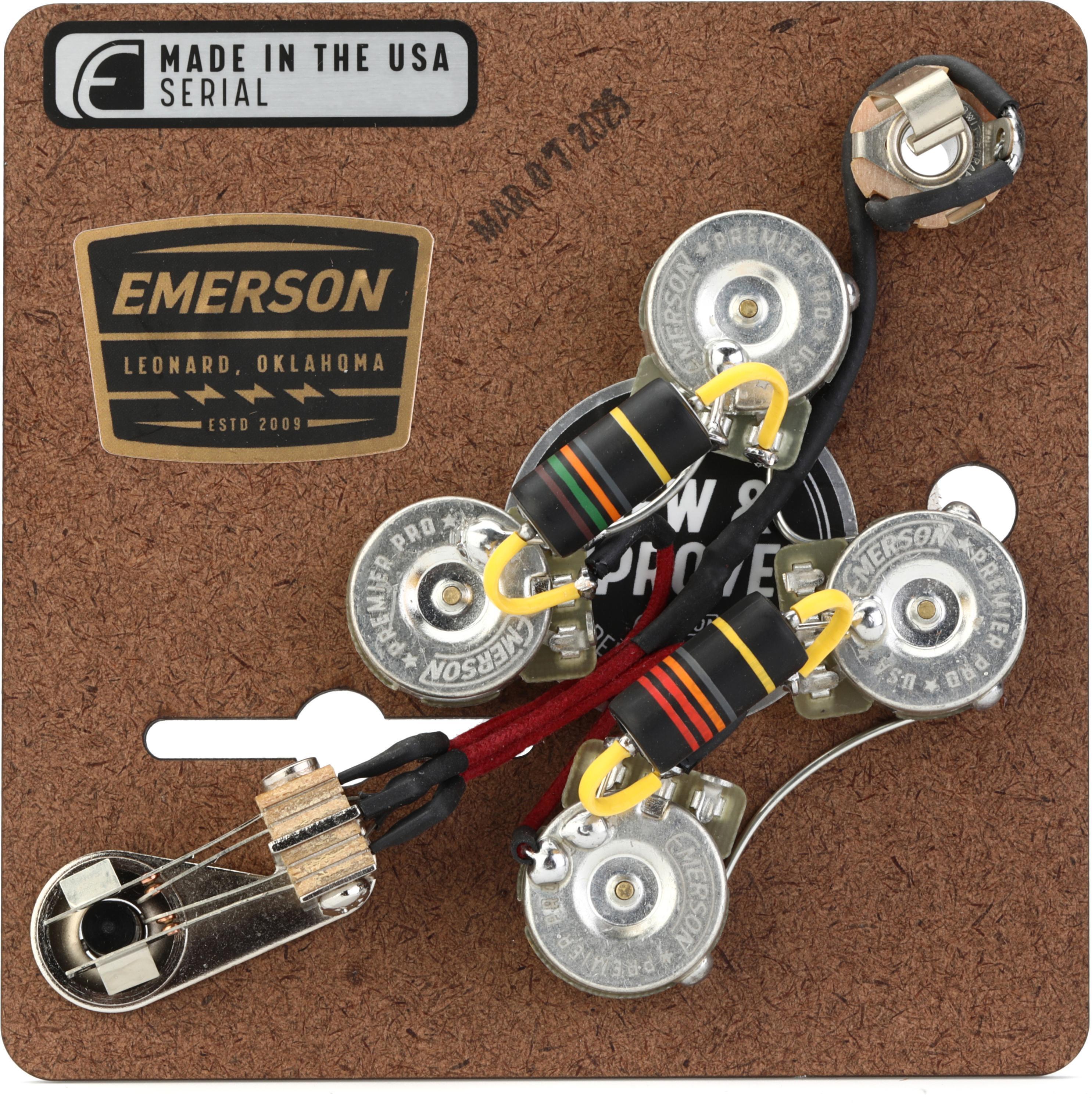 Emerson Custom Prewired Kit for Gibson SG Guitars | Sweetwater