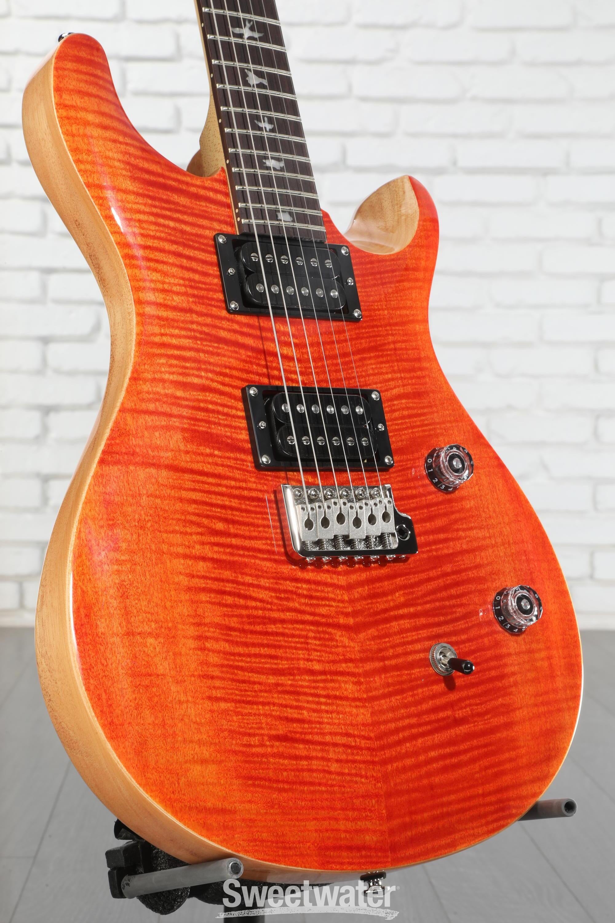 ギター PRS SE Standard 24 llic Orange PRS SE CE 24 Standard Electric Guitar - Blood Orange