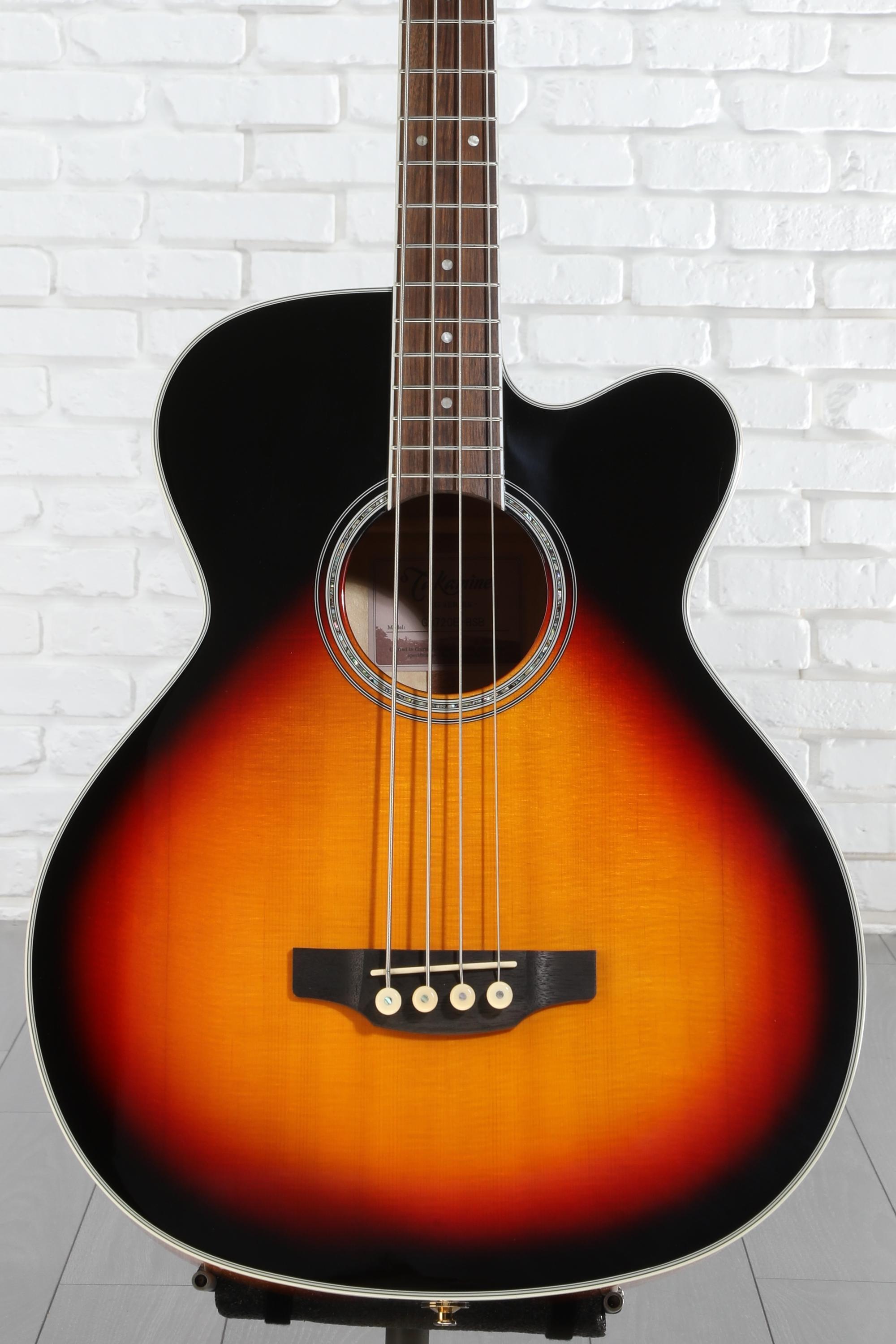 Takamine GB72CE Jumbo Acoustic-electric Bass Guitar - Sunburst