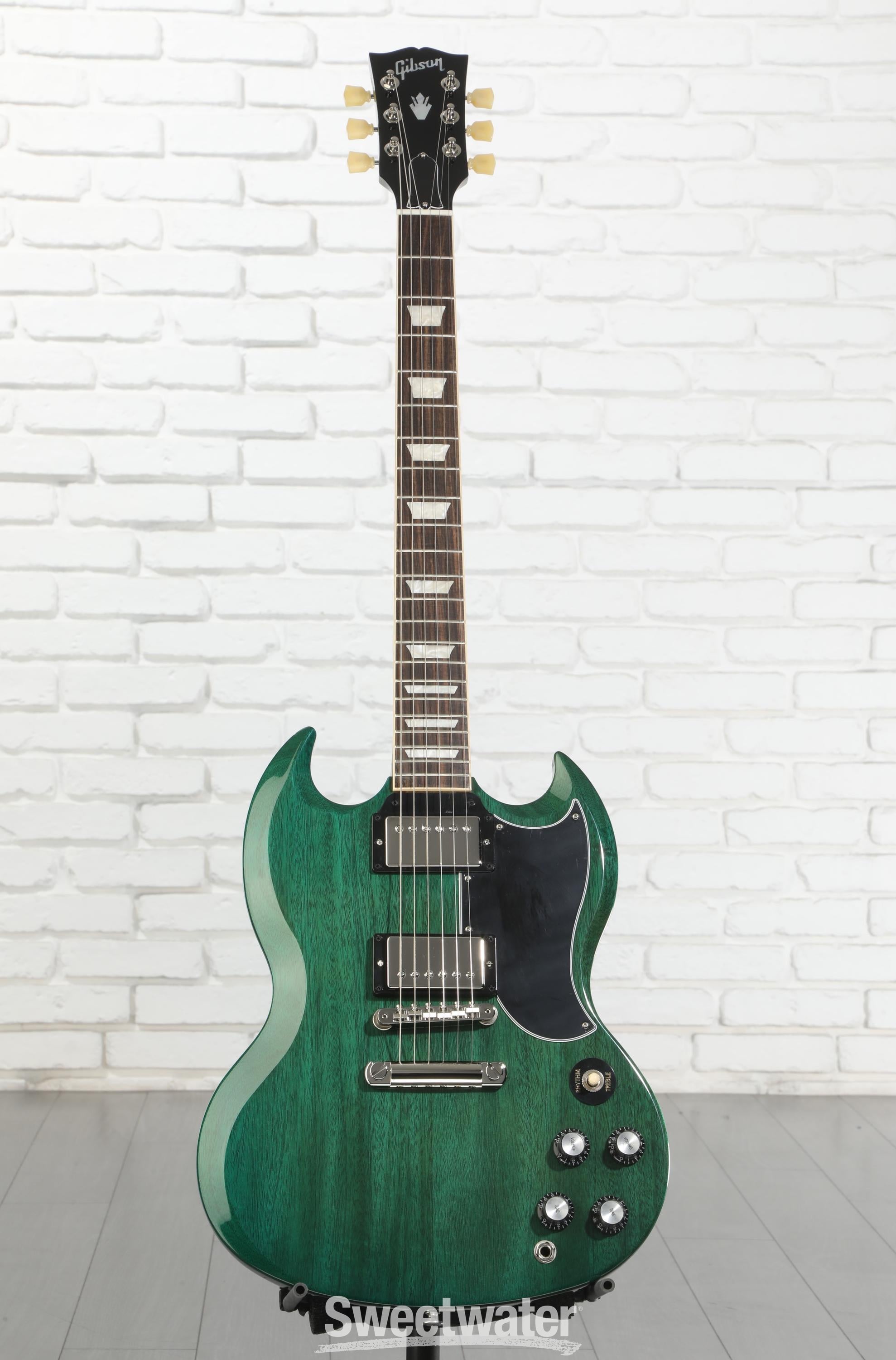 Gibson SG Standard '61 Electric Guitar - Translucent Teal | Sweetwater