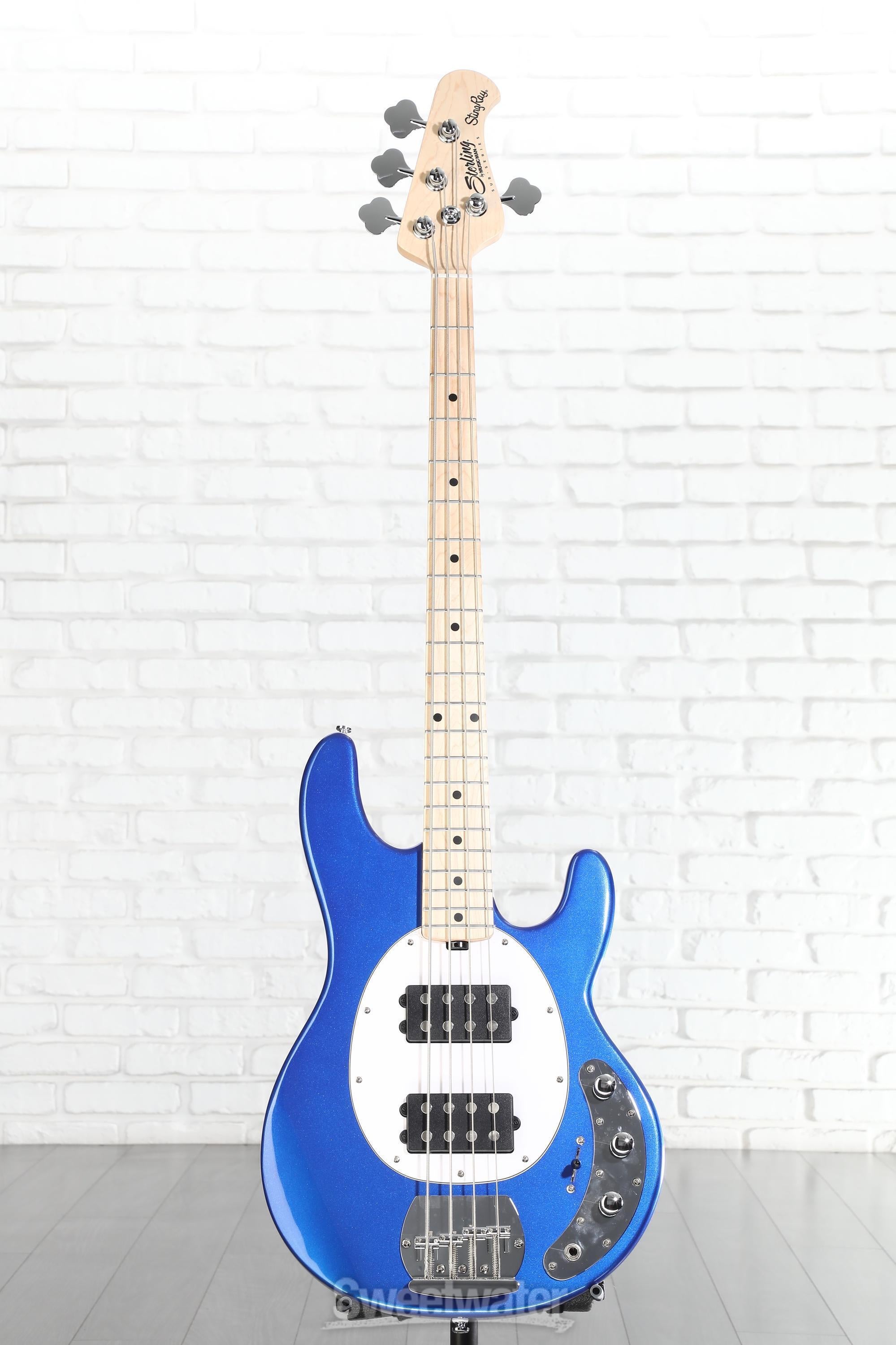 Sterling By Music Man StingRay RAY4HH Bass Guitar - Cobra Blue