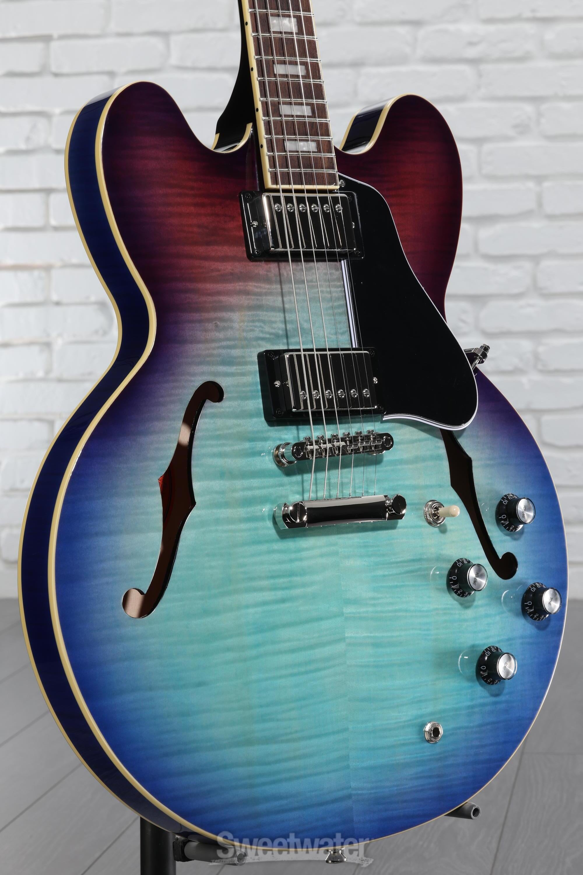 れるEpiphone ES-335 Figured Blueberry Epiphone ES-335 Figured - Blueberry Burst – Empire Music