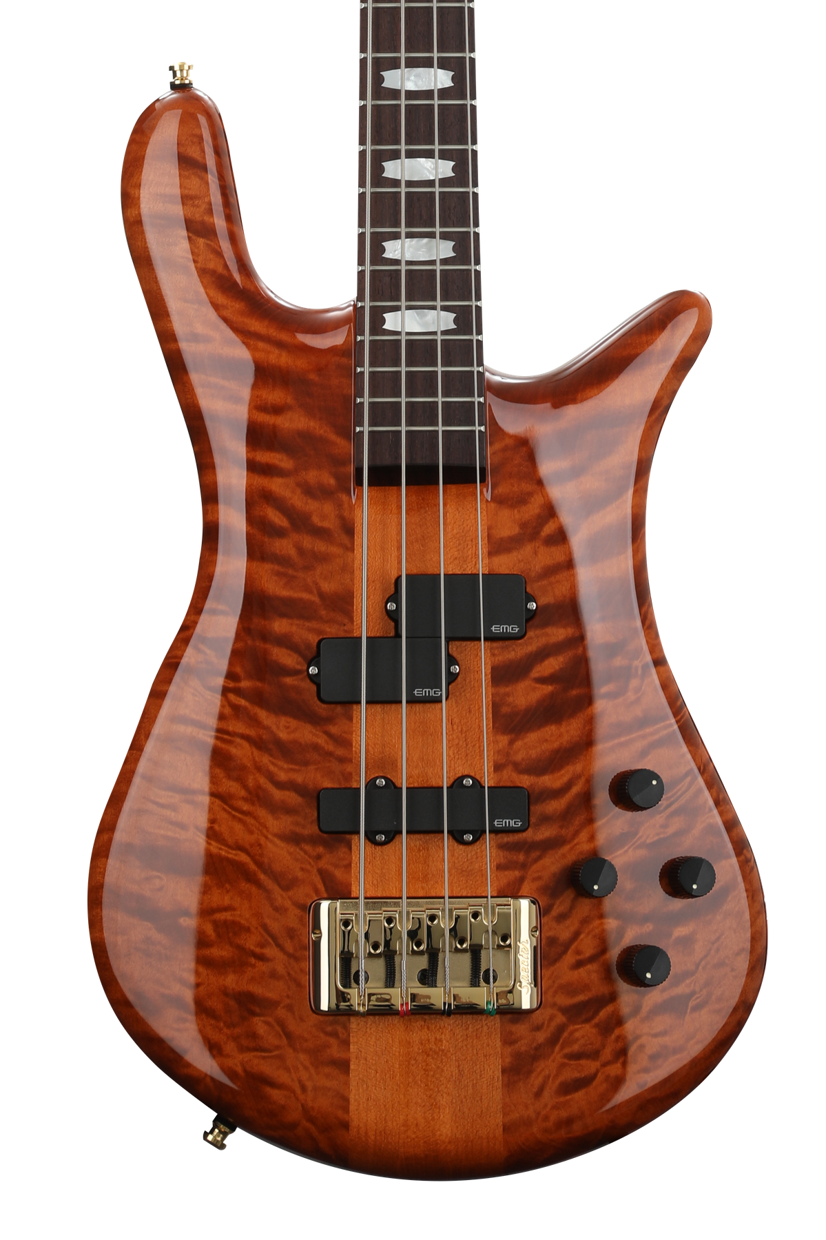 Spector Euro 4 LX Doug Wimbish Signature Bass Guitar - Amber Stain 