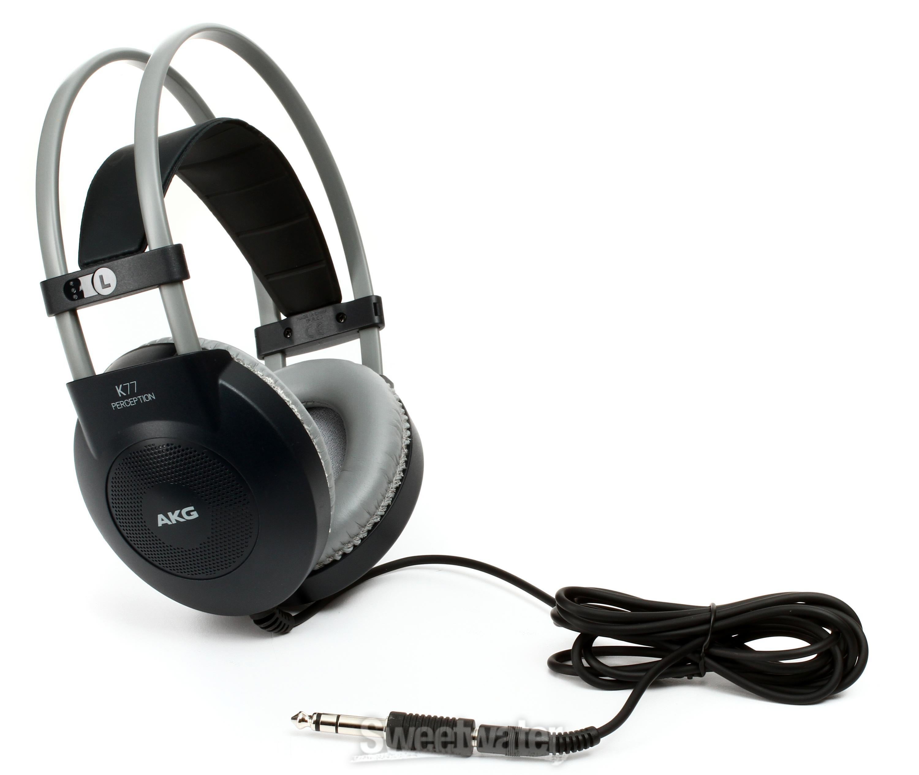 AKG K77 Perception Lightweight Studio Headphones - Semi-Closed