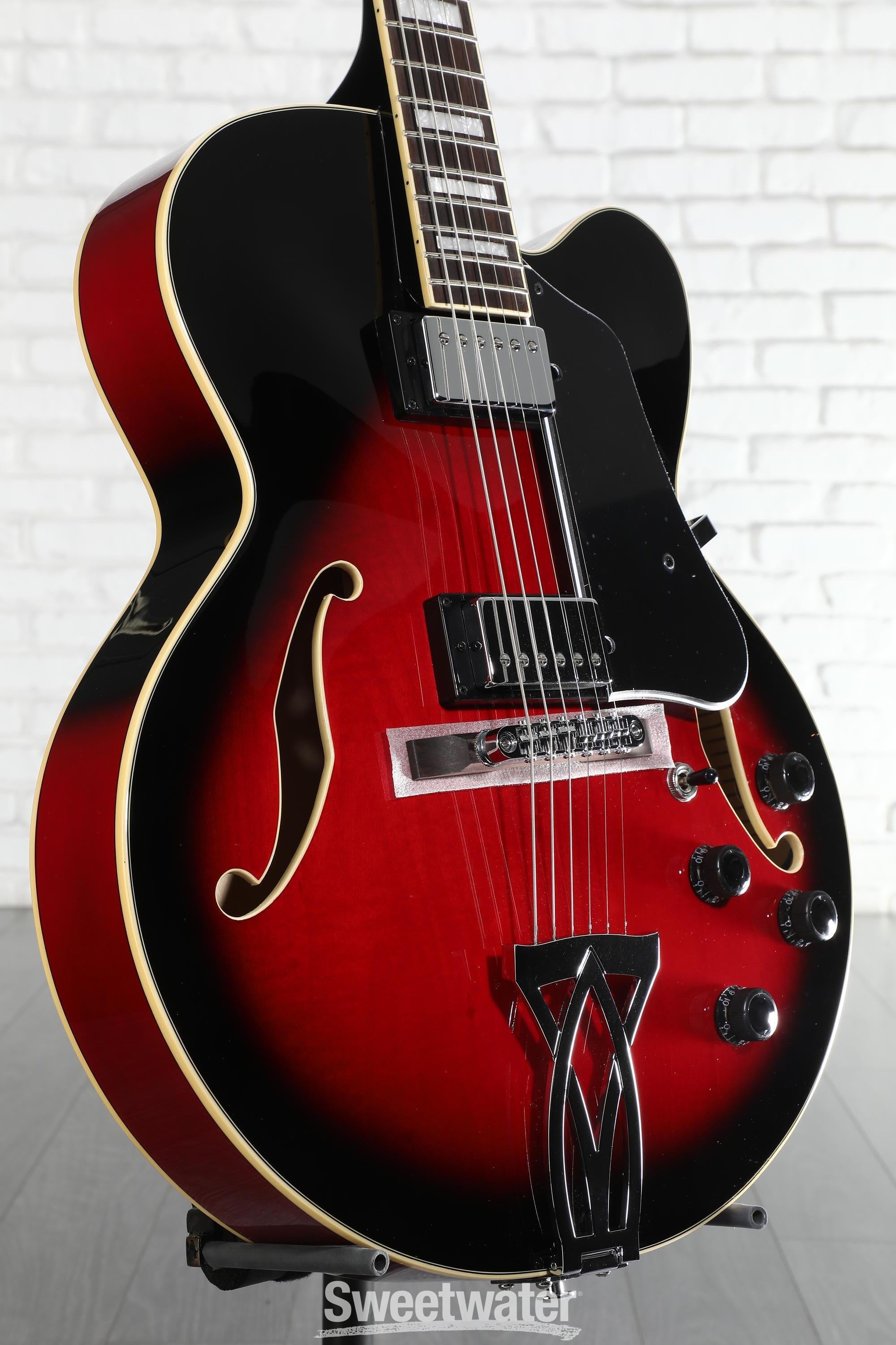 Photo of Ibanez Artcore AF75 Hollowbody Electric Guitar - Transparent Red Sunburst