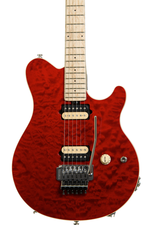 Ernie Ball Music Man Axis FR - Trans Red | Sweetwater