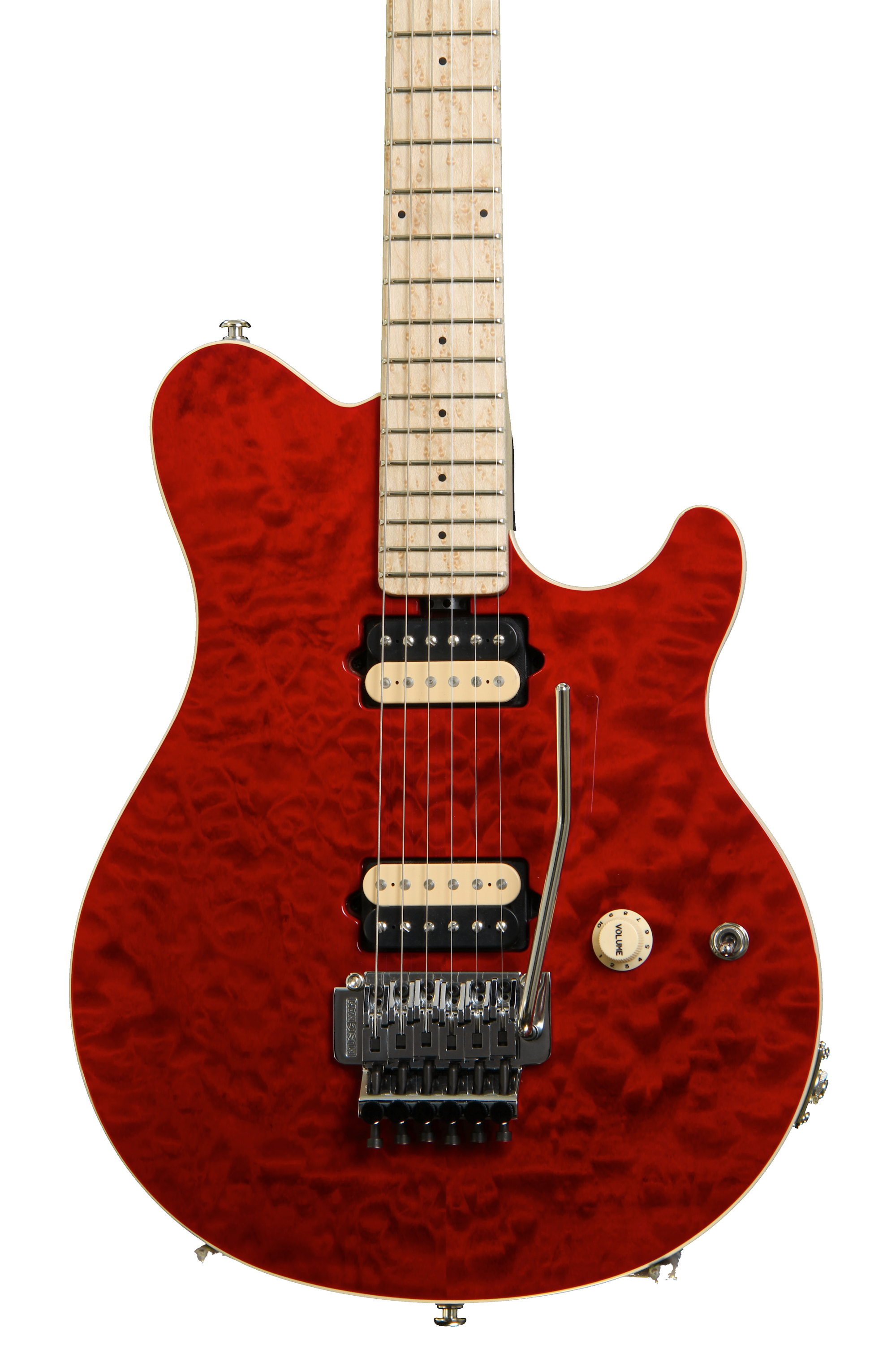 Ernie Ball Music Man Axis FR - Trans Red