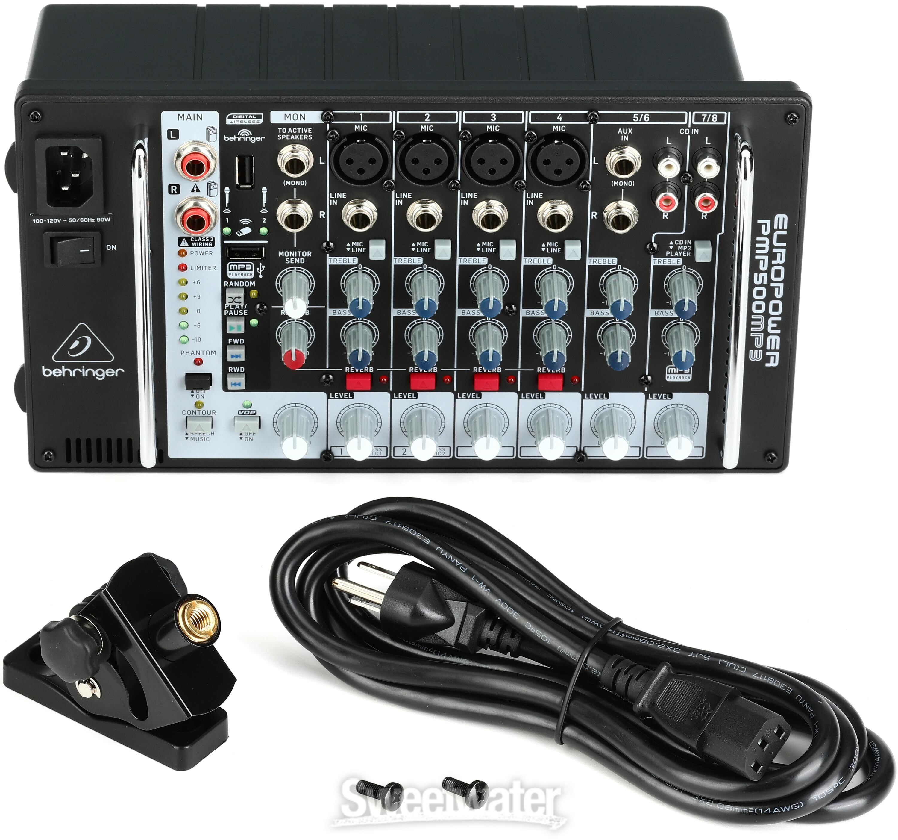 Behringer PMP500MP3 8-channel 500W Powered Mixer