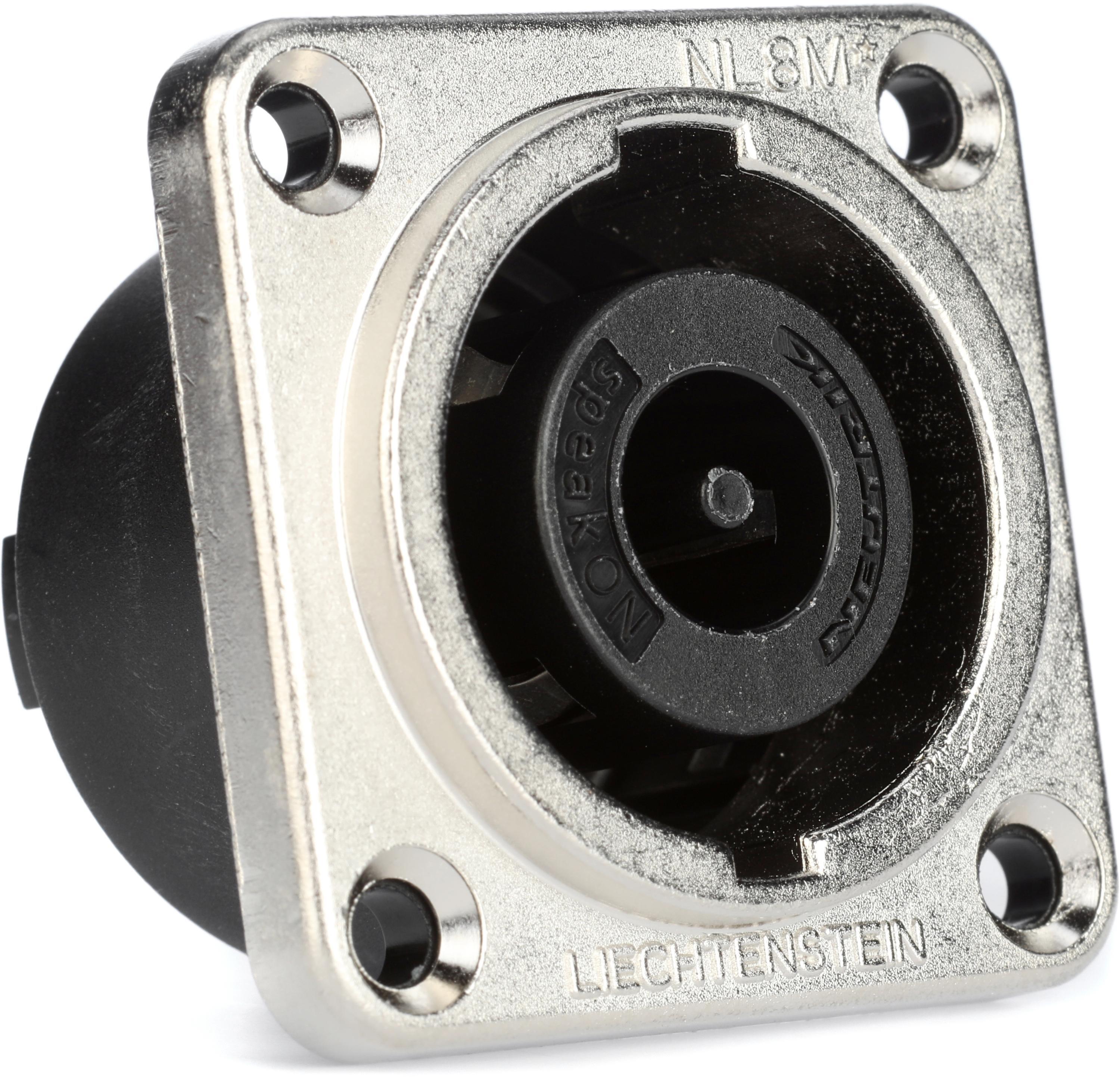 Neutrik SS-NL8MPRXX speakON 8-pole Male Panel-mount Connector