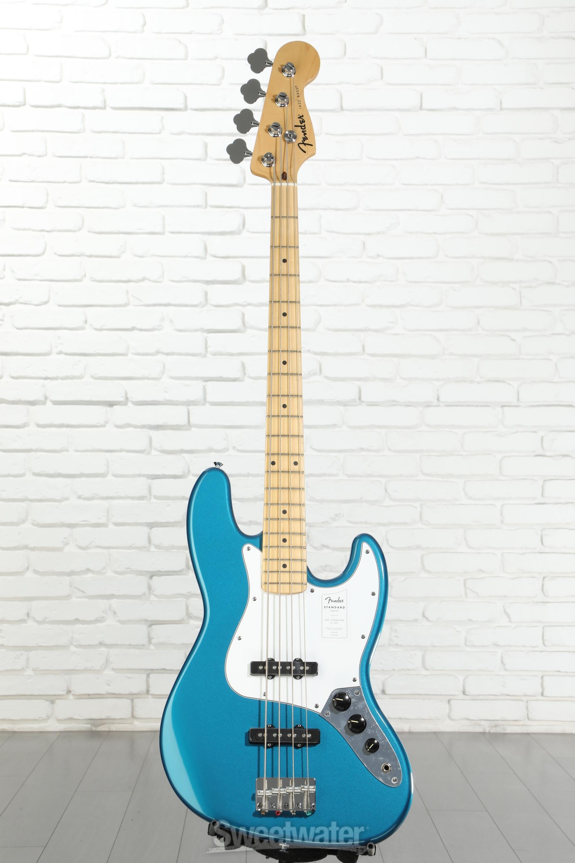 【11385】 Fender JAZZ BASS standard series Fender Standard Jazz Bass - Aqua Marine Metallic, Maple