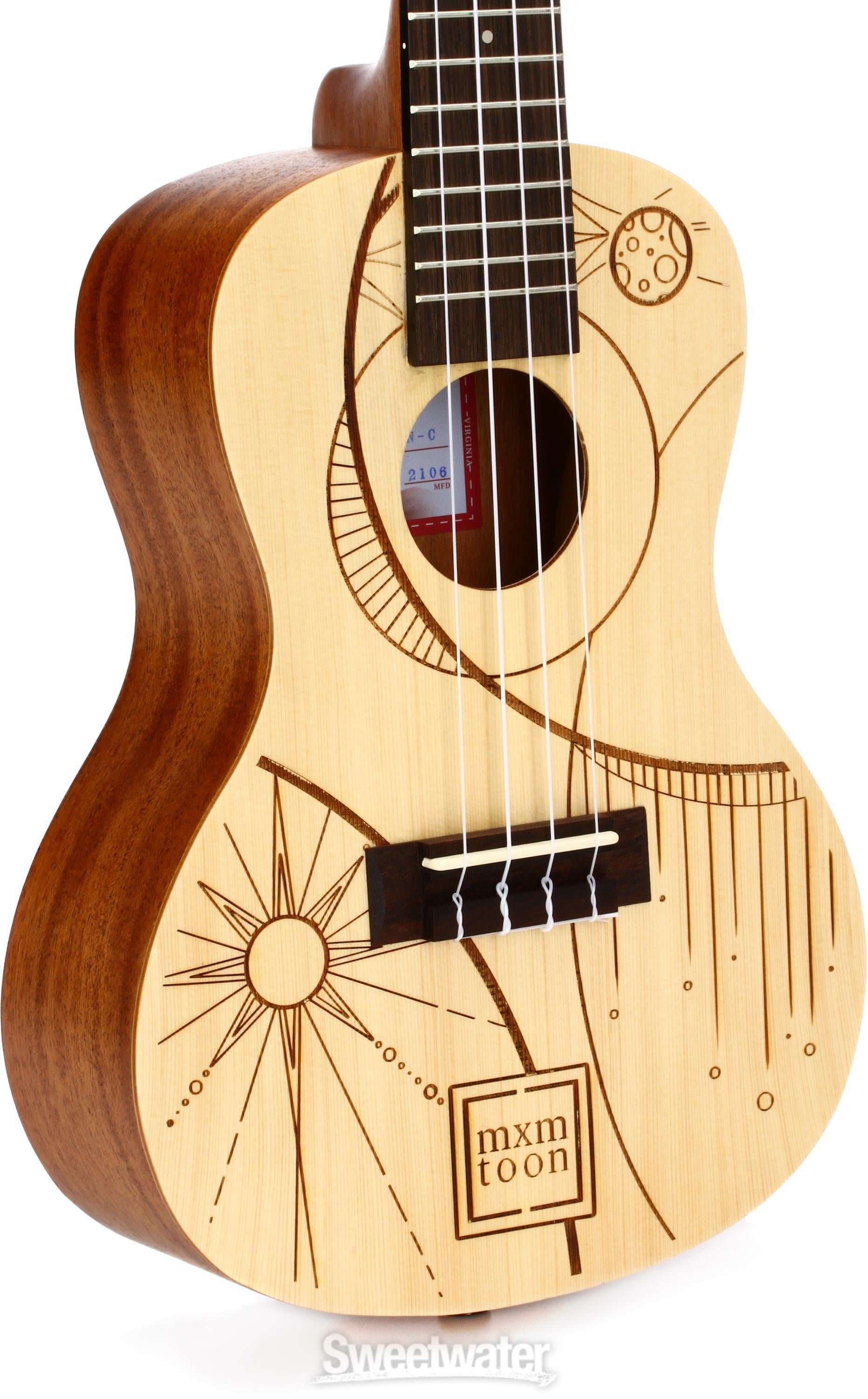 Kala mxmtoon Signature Concert Ukulele - Natural | Sweetwater