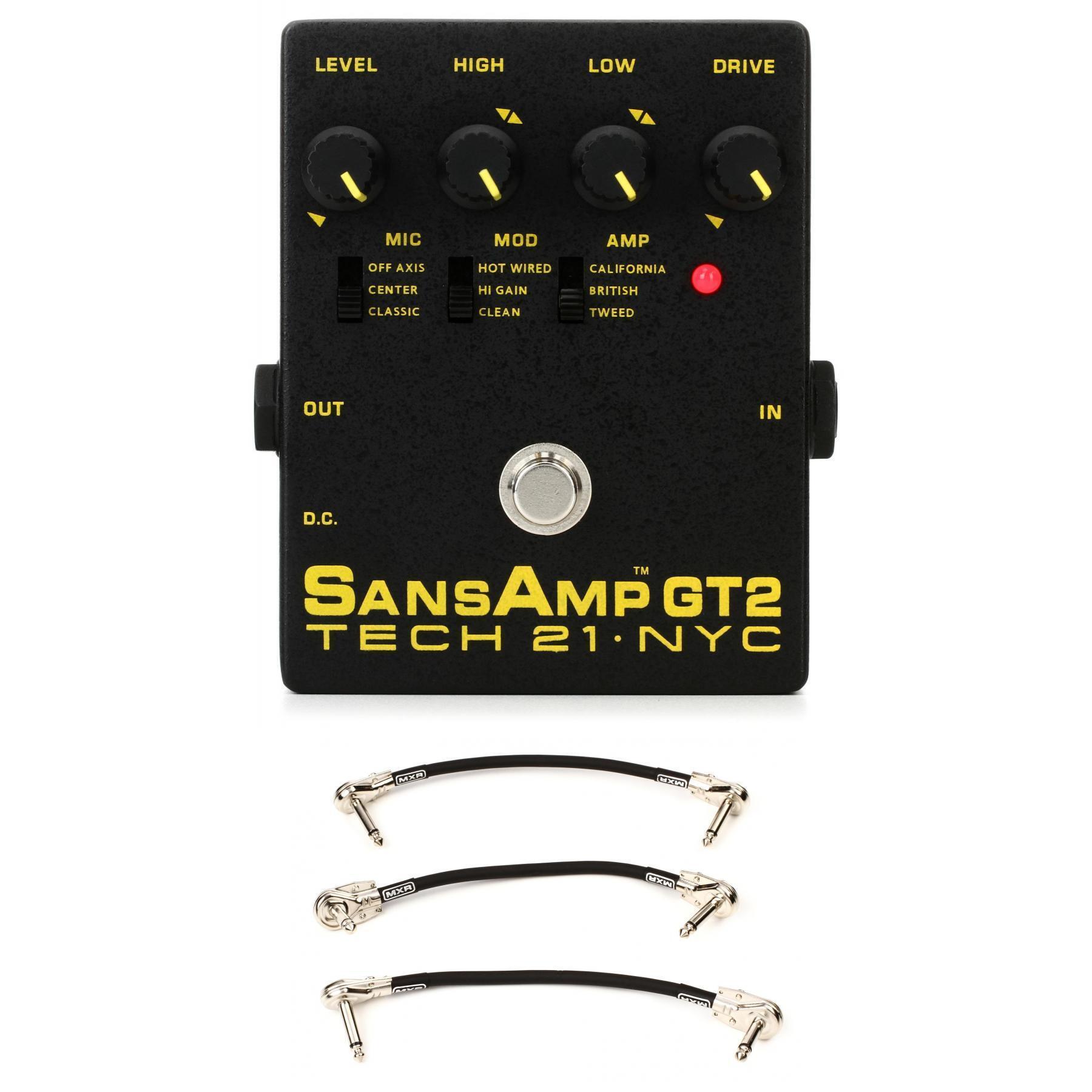 Tech 21 SansAmp GT2 Tube Amp Emulator Pedal | Sweetwater