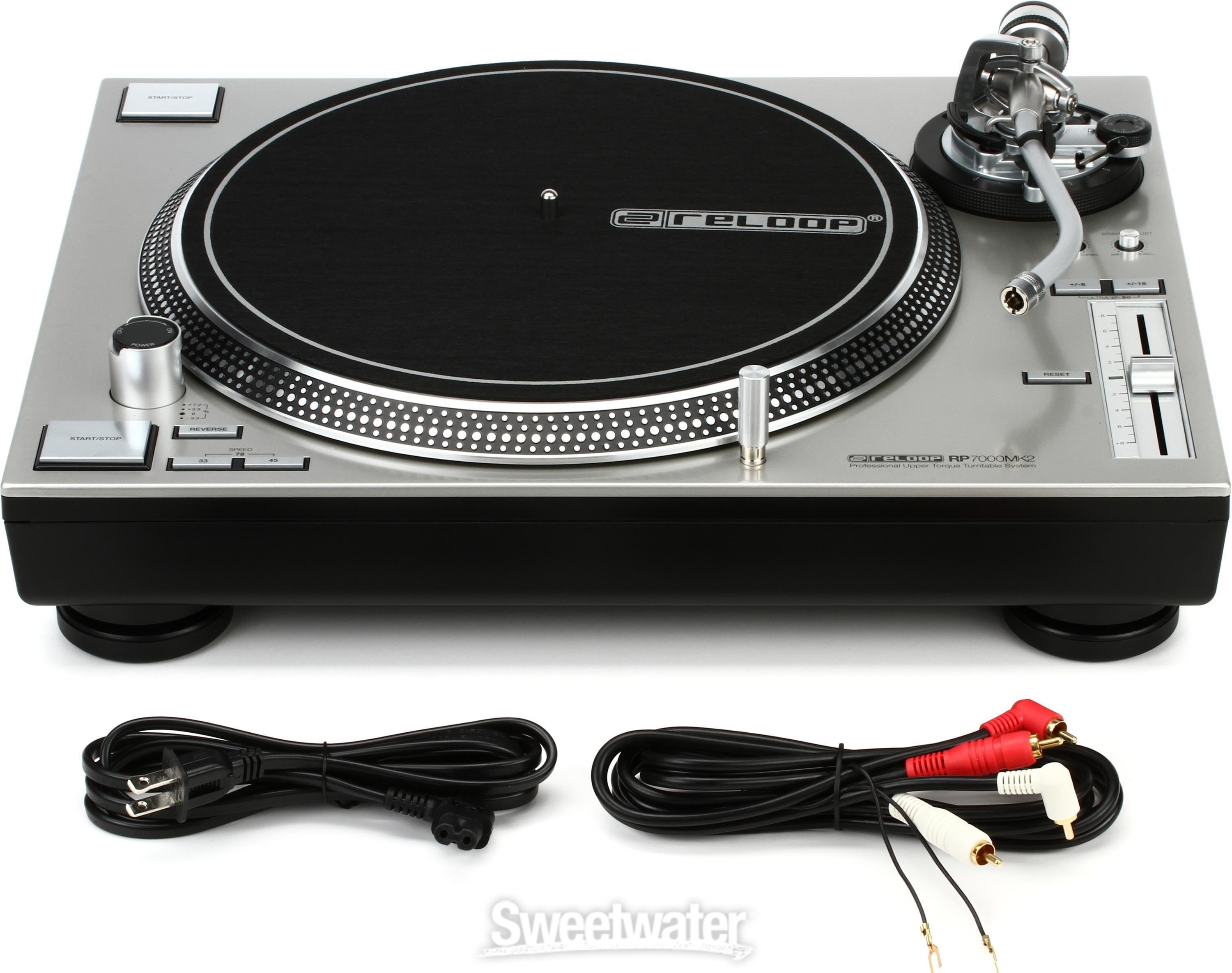 Reloop RP-7000 MK2 Direct Drive Turntable - Silver | Sweetwater