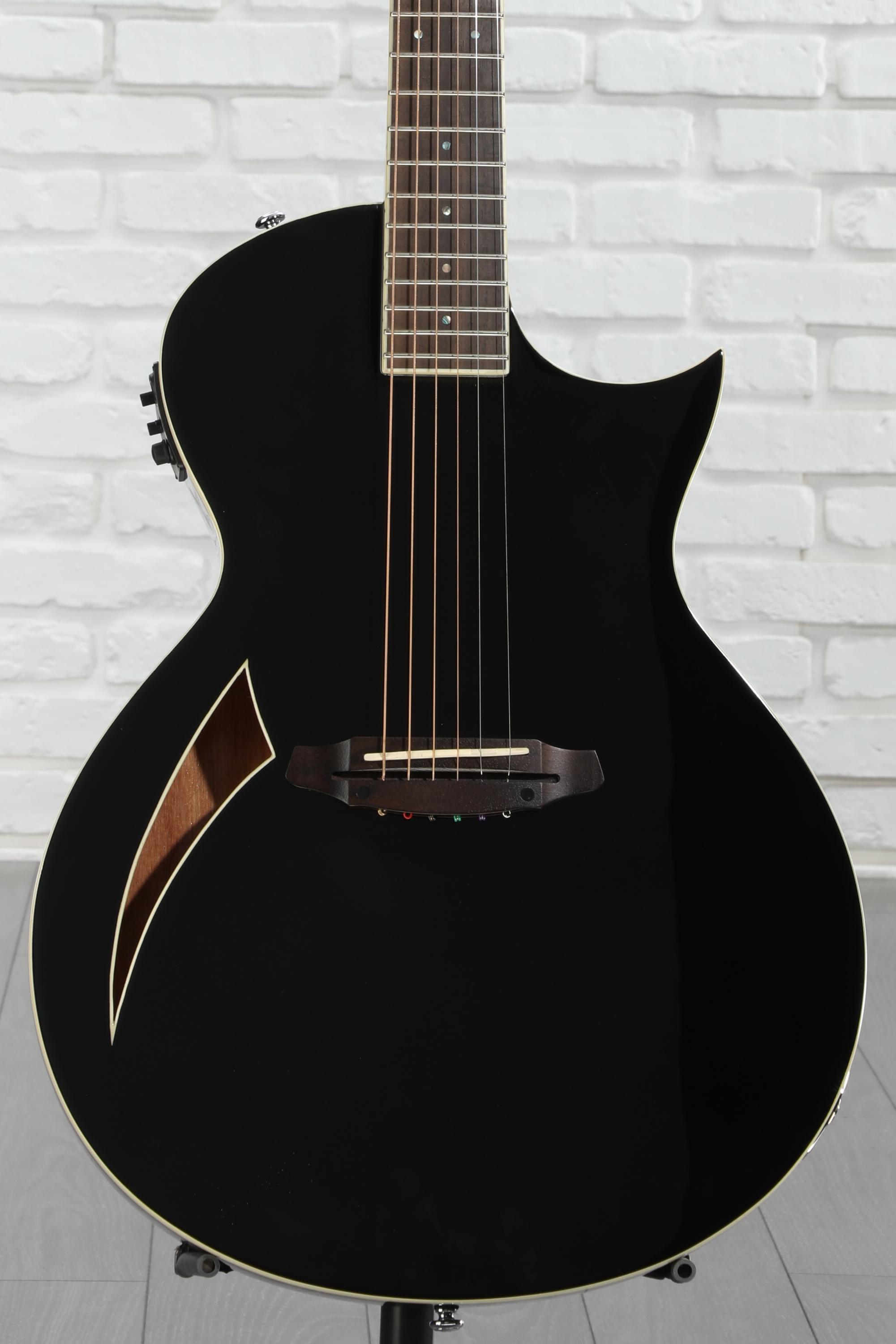 ESP Ltd TL-6N Black エレガット ESP LTD TL-7 Thinline Acoustic-Electric Guitar, 7-String