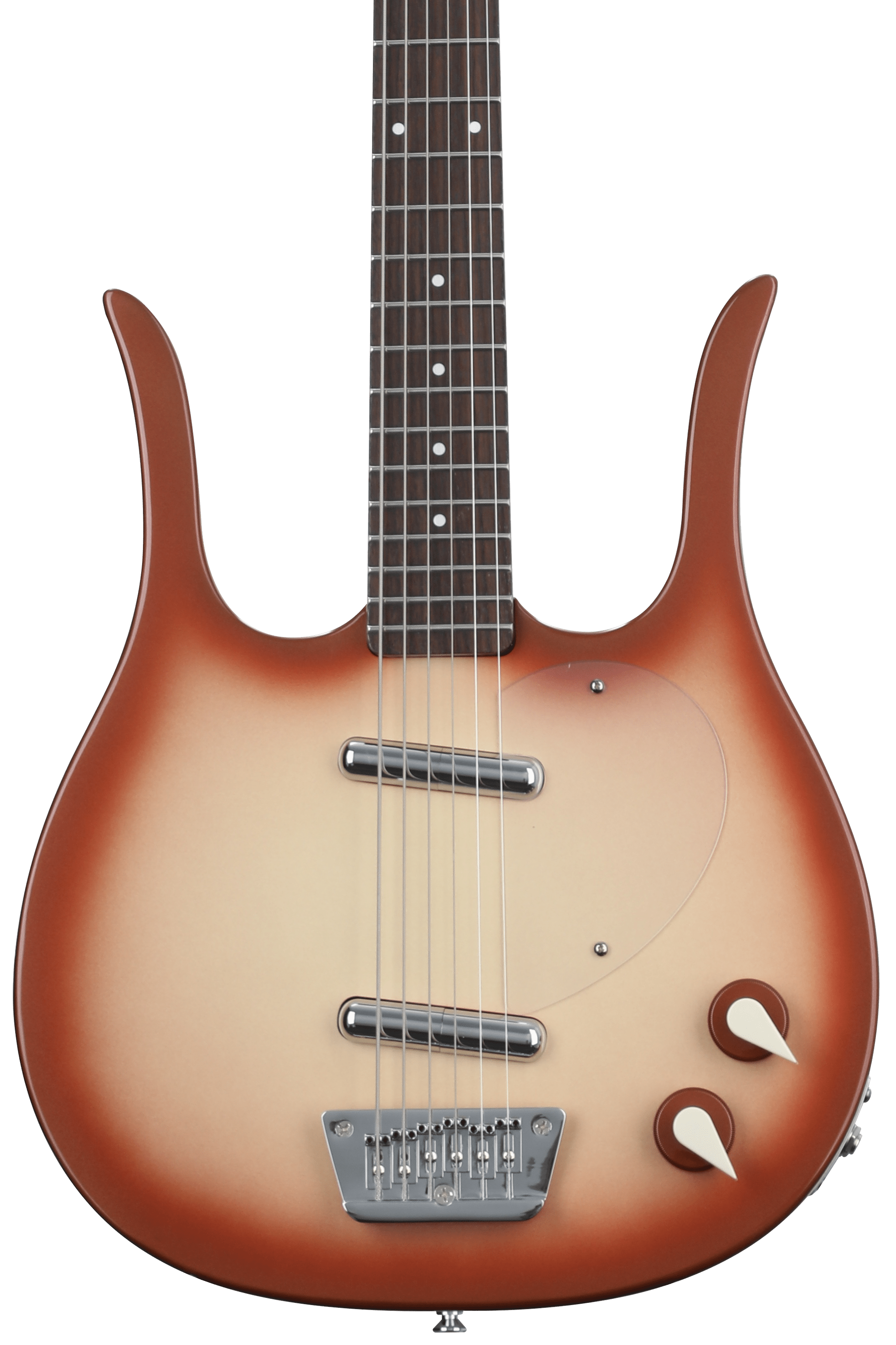 Danelectro Longhorn Baritone Electric Guitar - Copper Burst