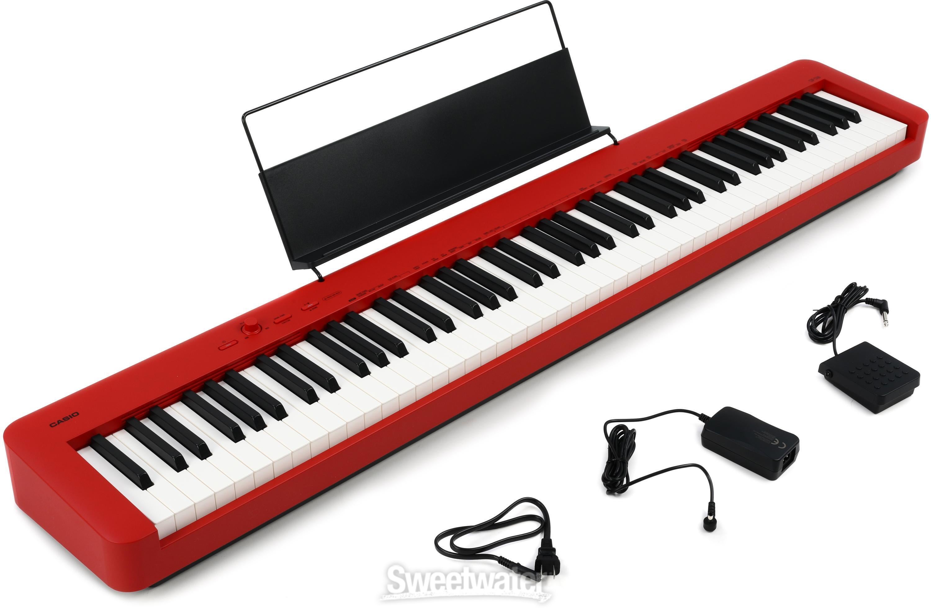 Digital piano online red