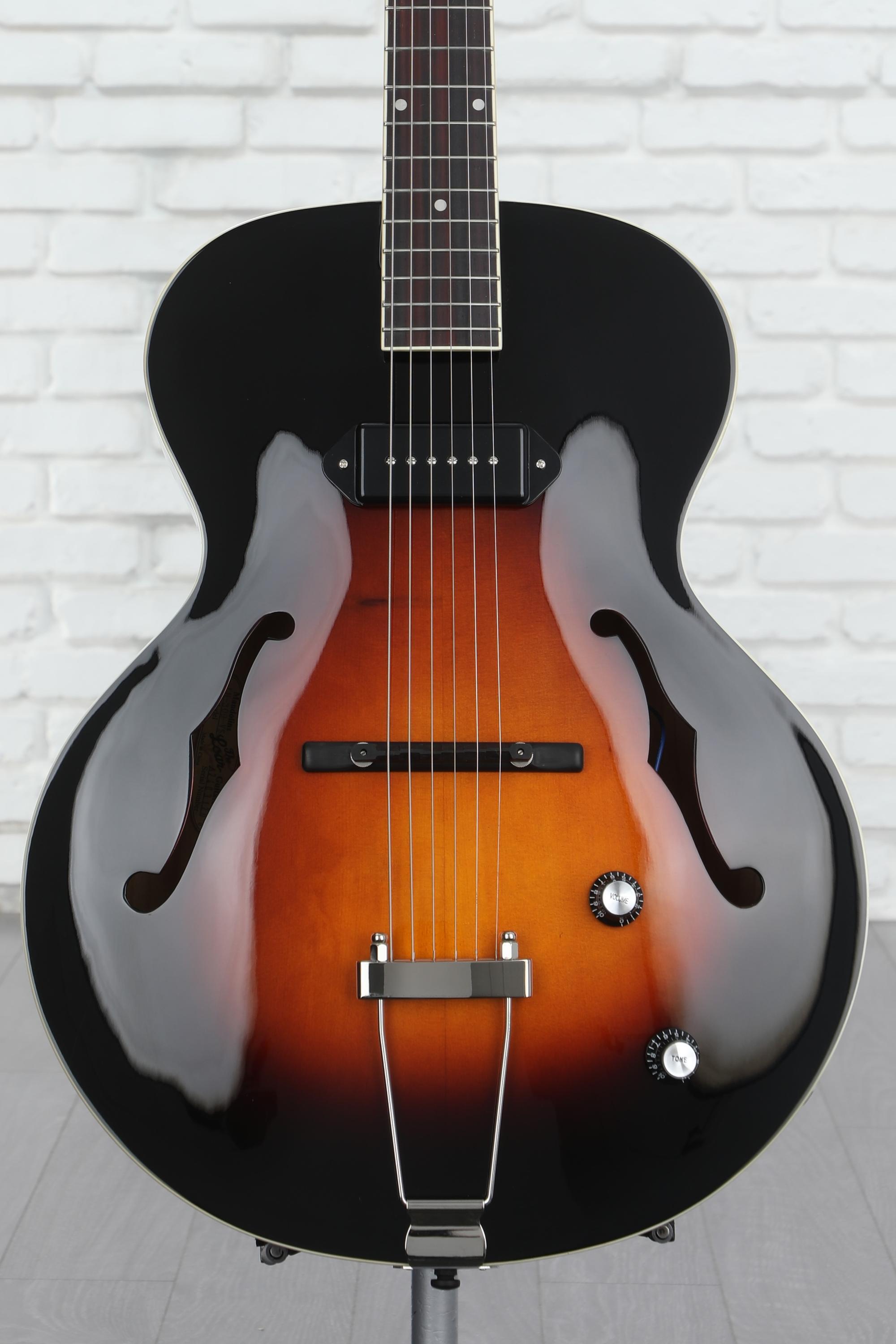 The Loar LH-309-VS Archtop Hollowbody Electric Guitar - Vintage Sunburst