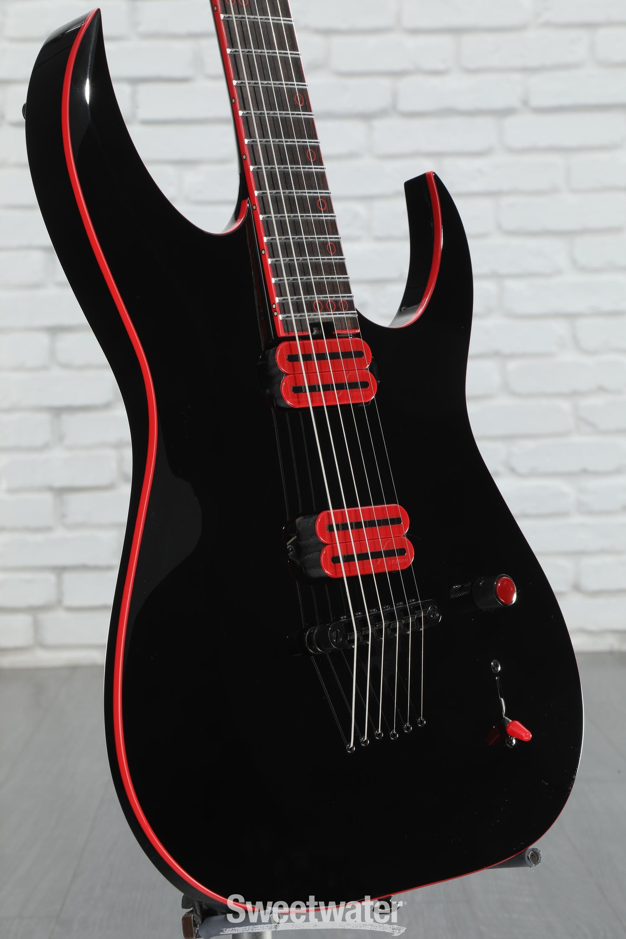 Schecter Sunset-6 Red Dawn Electric Guitar - Gloss Black