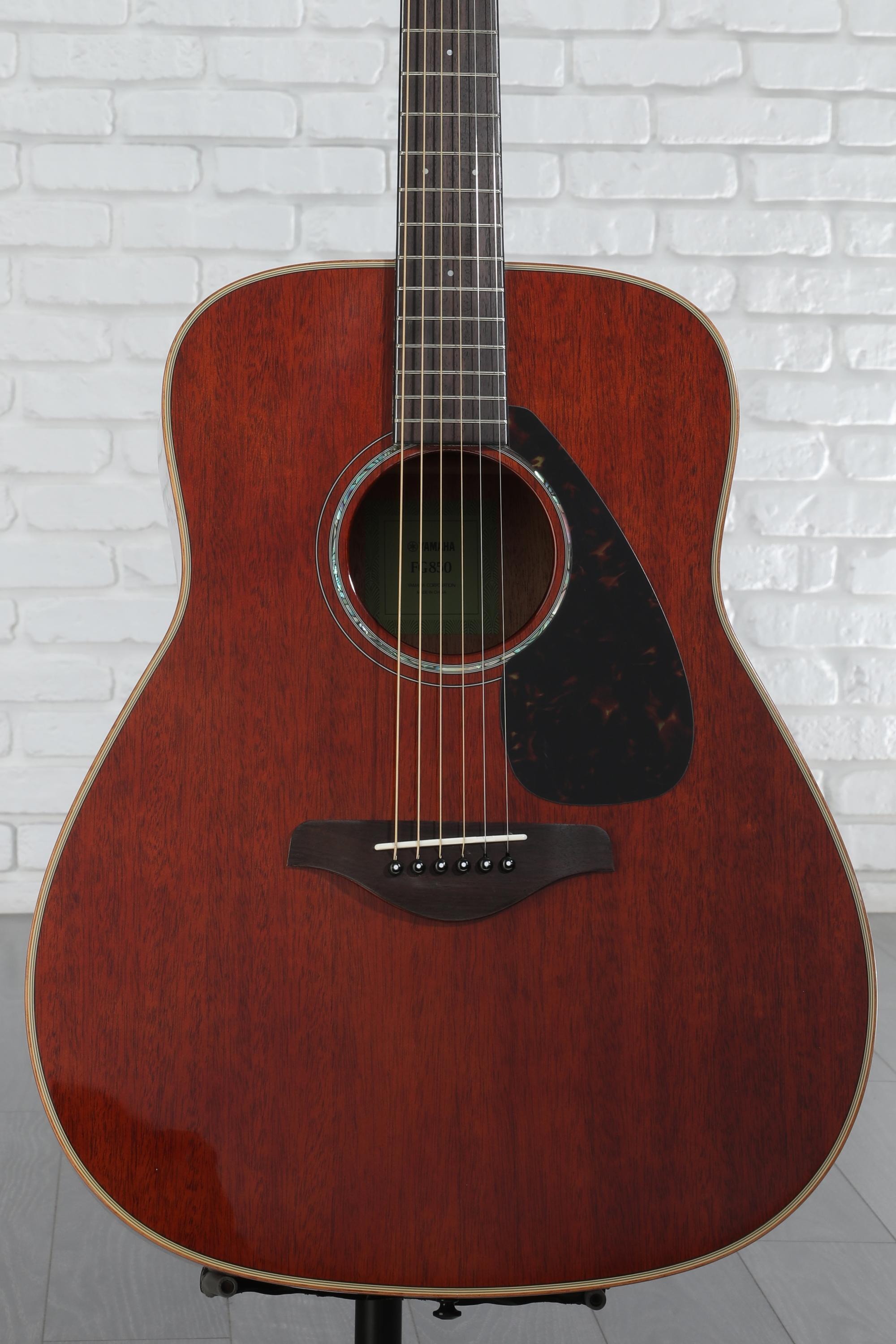 Yamaha FG850 Acoustic Guitar - Mahogany - Huber Breese Music