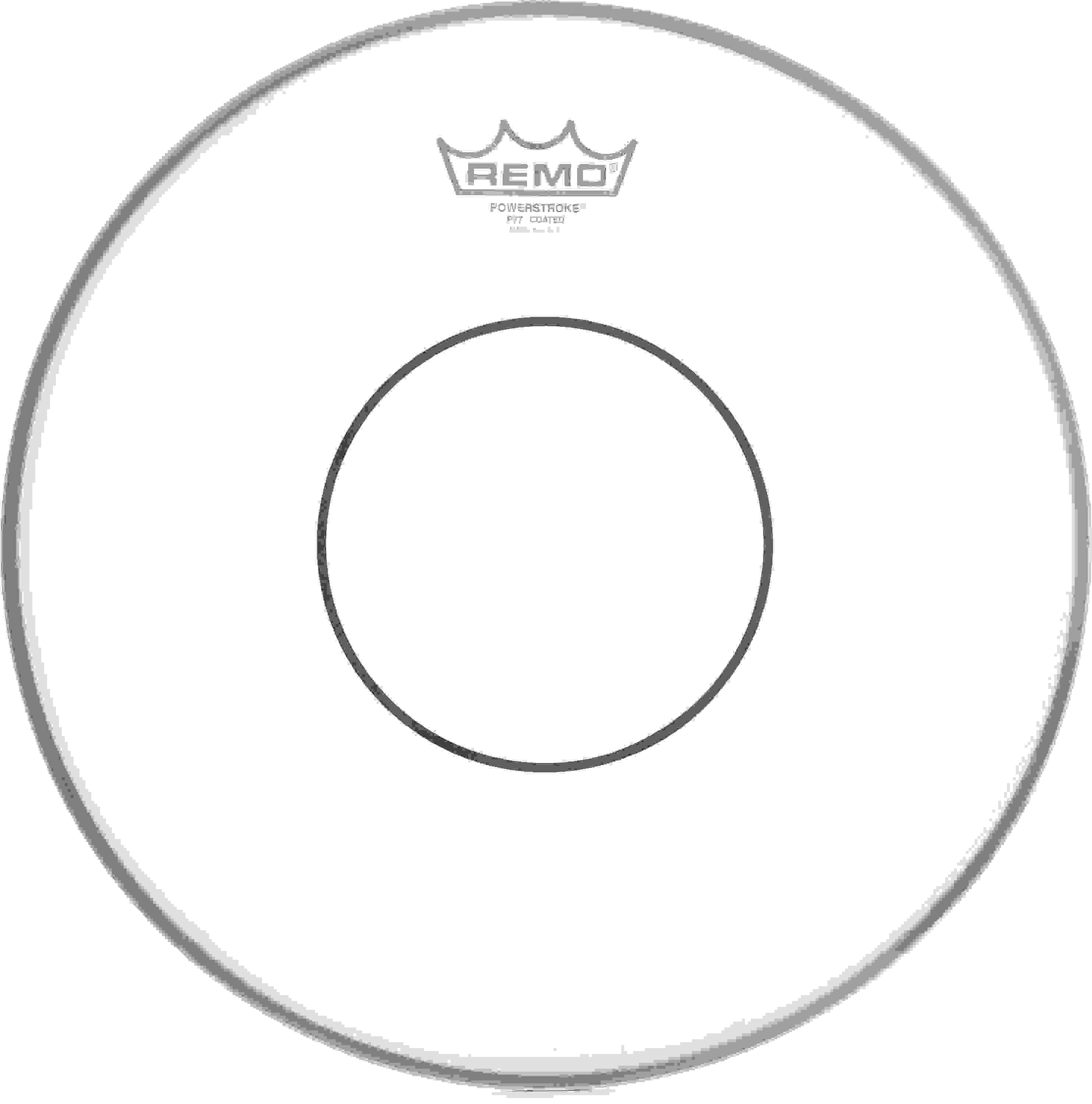 Remo Powerstroke 77 Coated Clear Dot Snare Drumhead - 13 inches